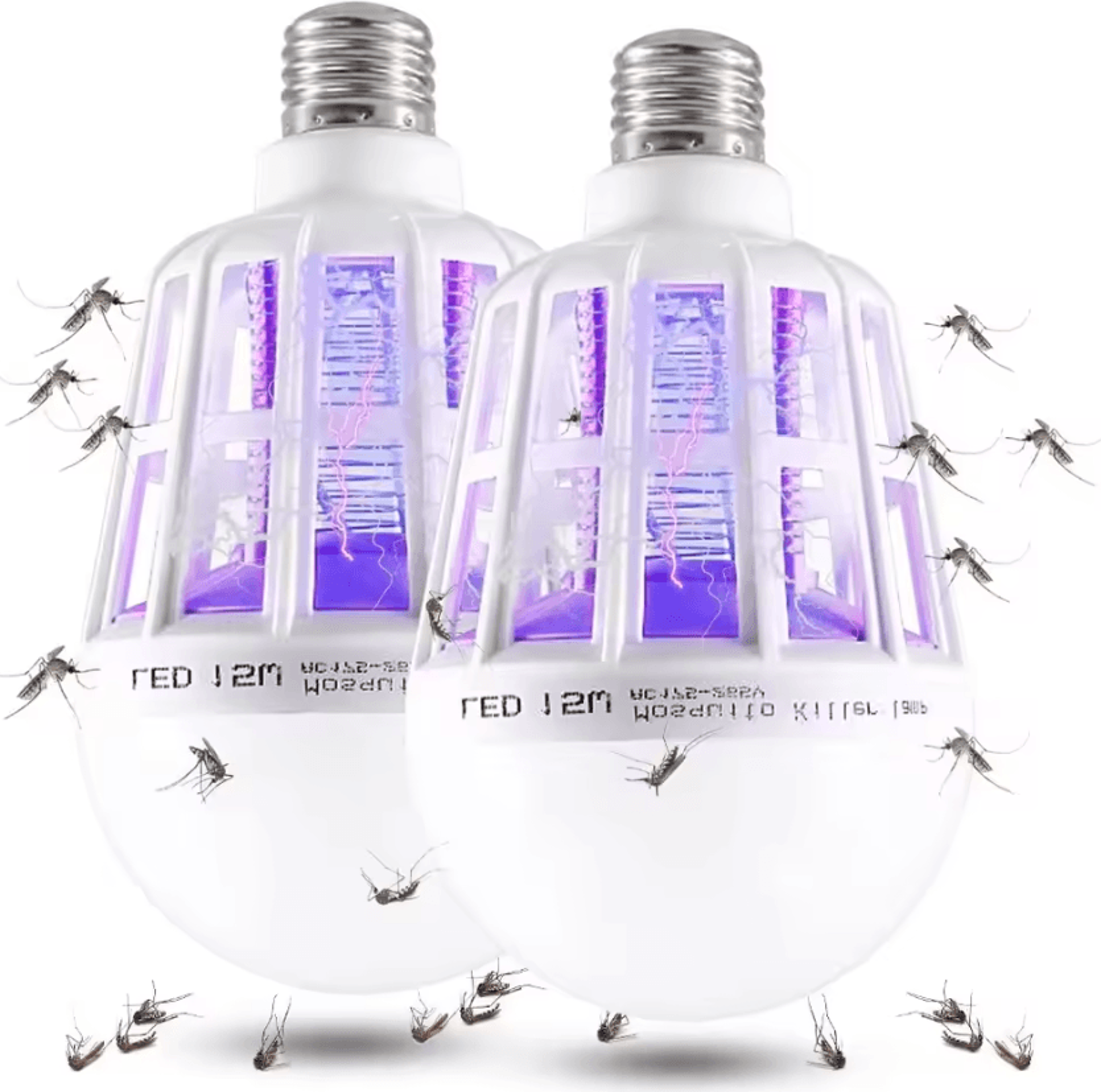 2in1 LED Bug Zapper Light Bulb Electric Mosquito Killer Lamp For Home Patio And Backyard 2