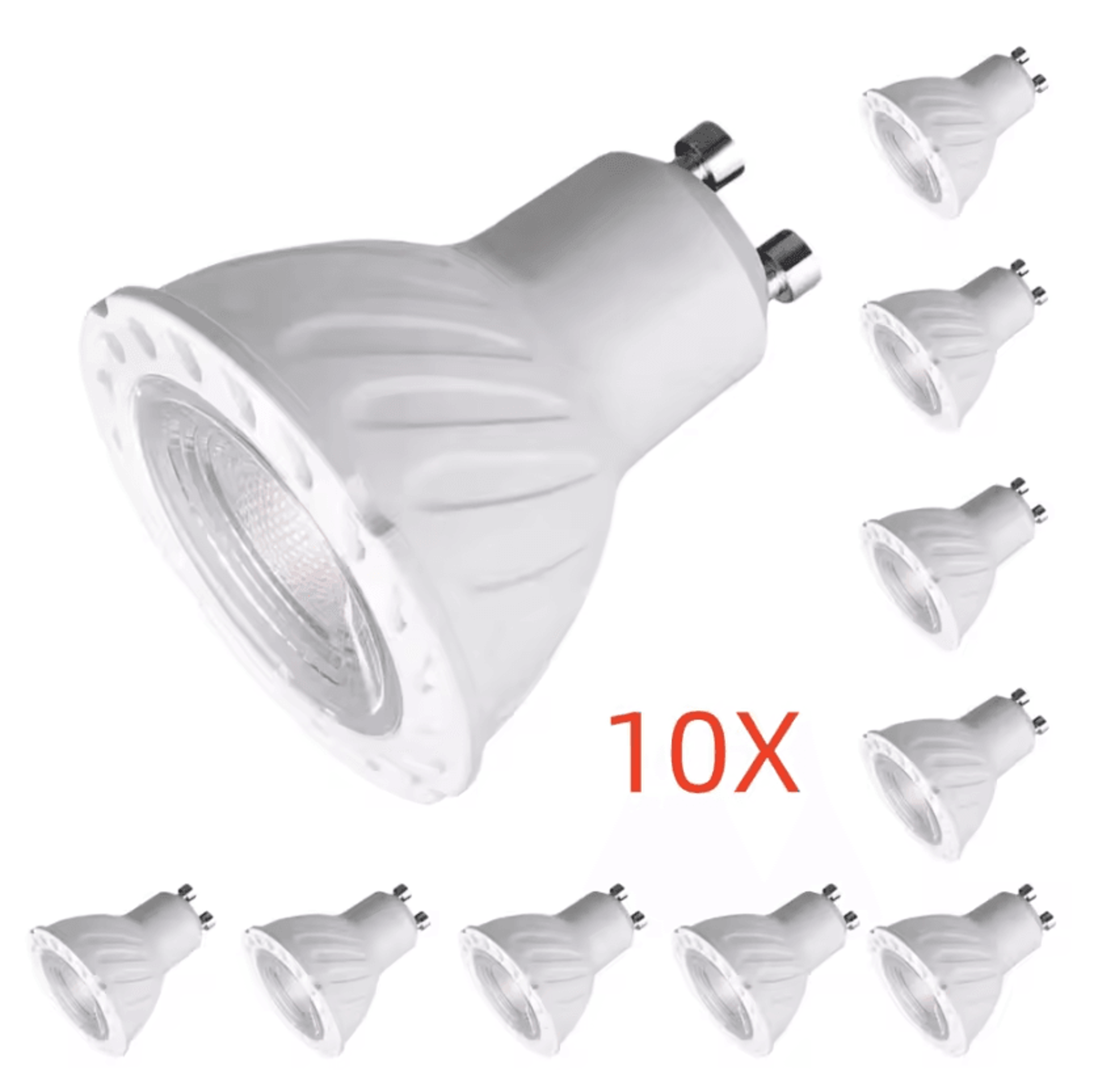 GU10 LED Spotlight Bulb 7W 3000K Warm White 6500K Daylight 50W Halogen Equivalent For Recessed Trac 6