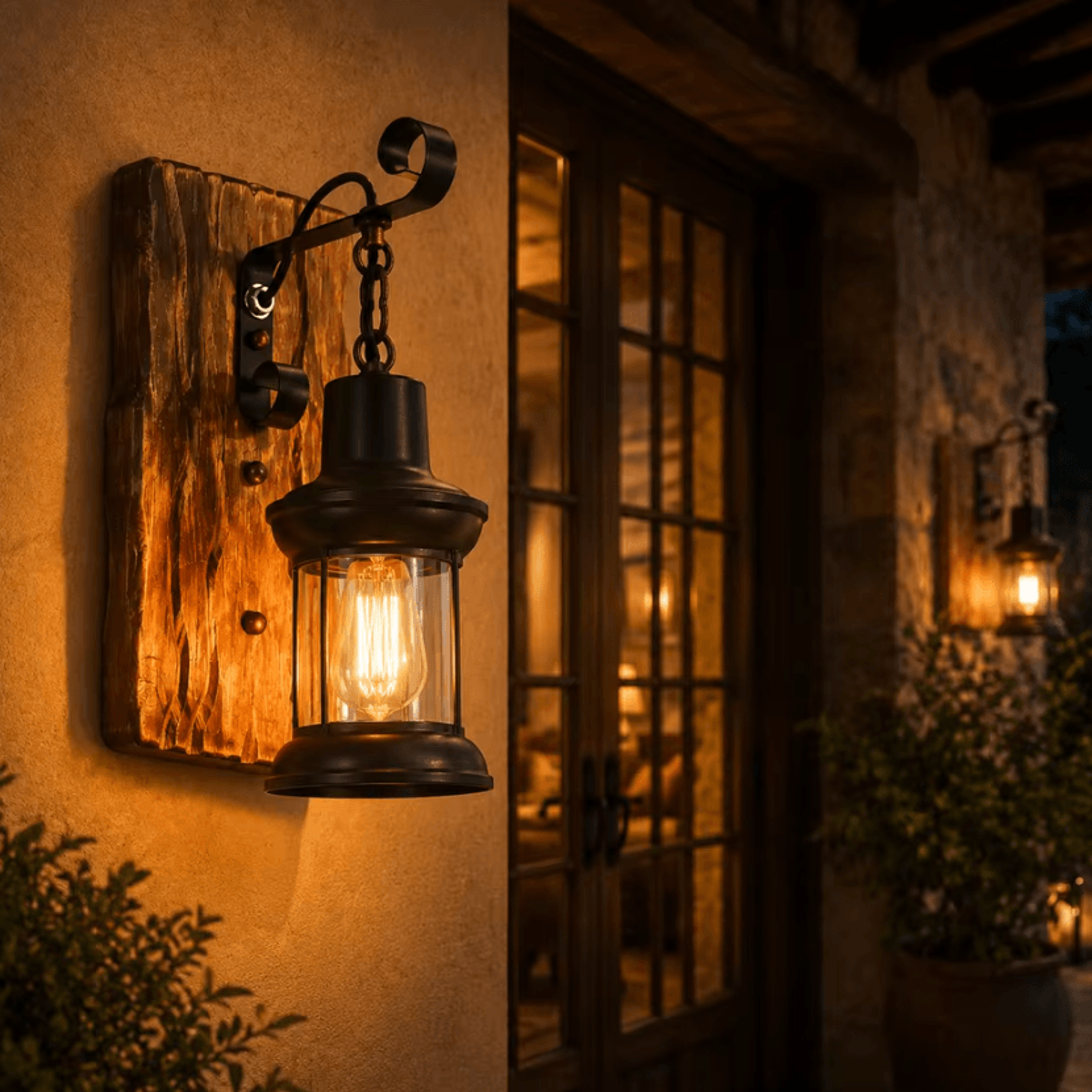 retro wooden wall lamp black vintage wall sconce for kitchen hallway and living room decor