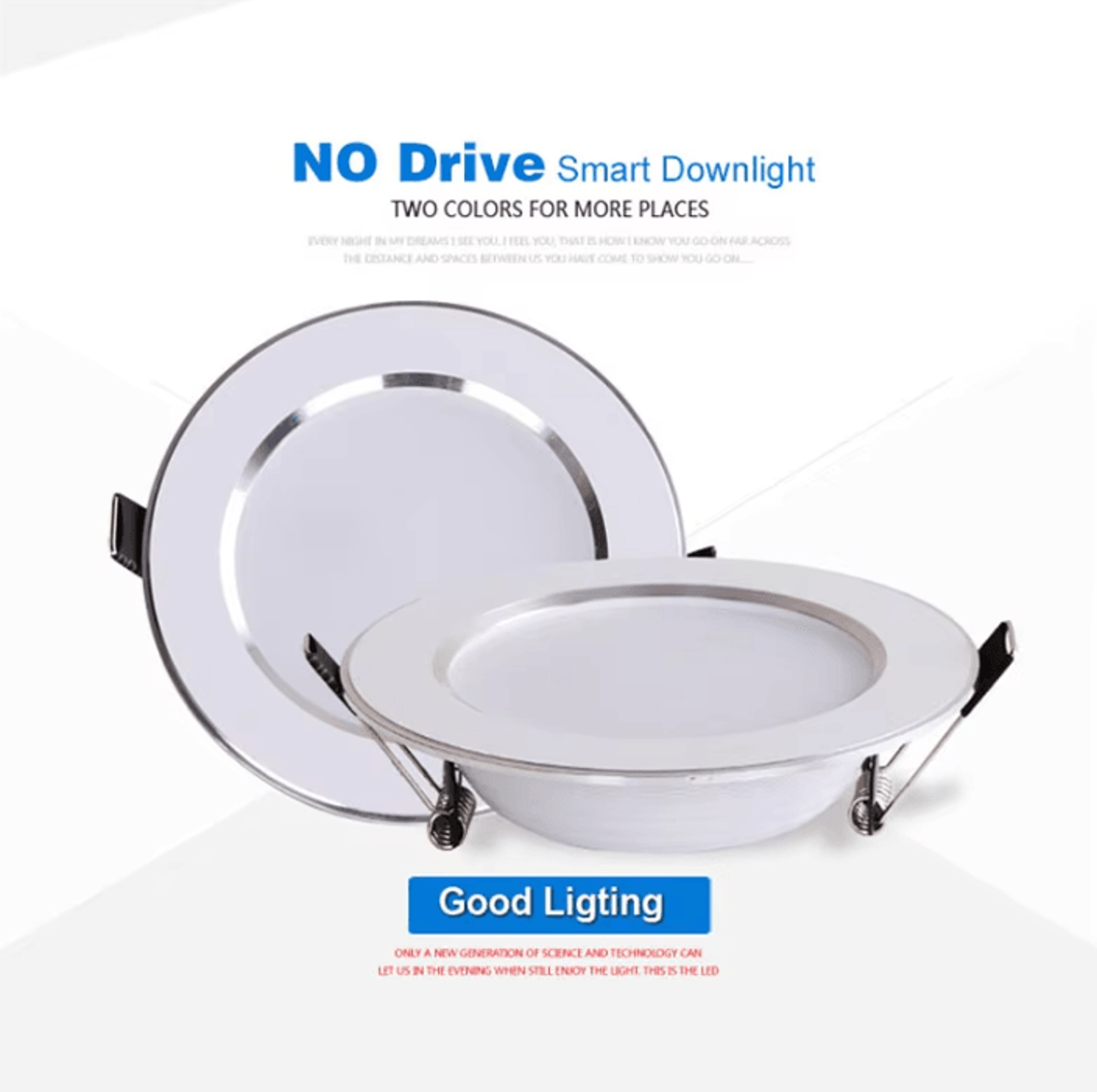 Waterproof Dimmable LED Recessed Downlight 5W 7W 9W 12W 15W Ceiling Spotlight For Bathroom And Indo 4