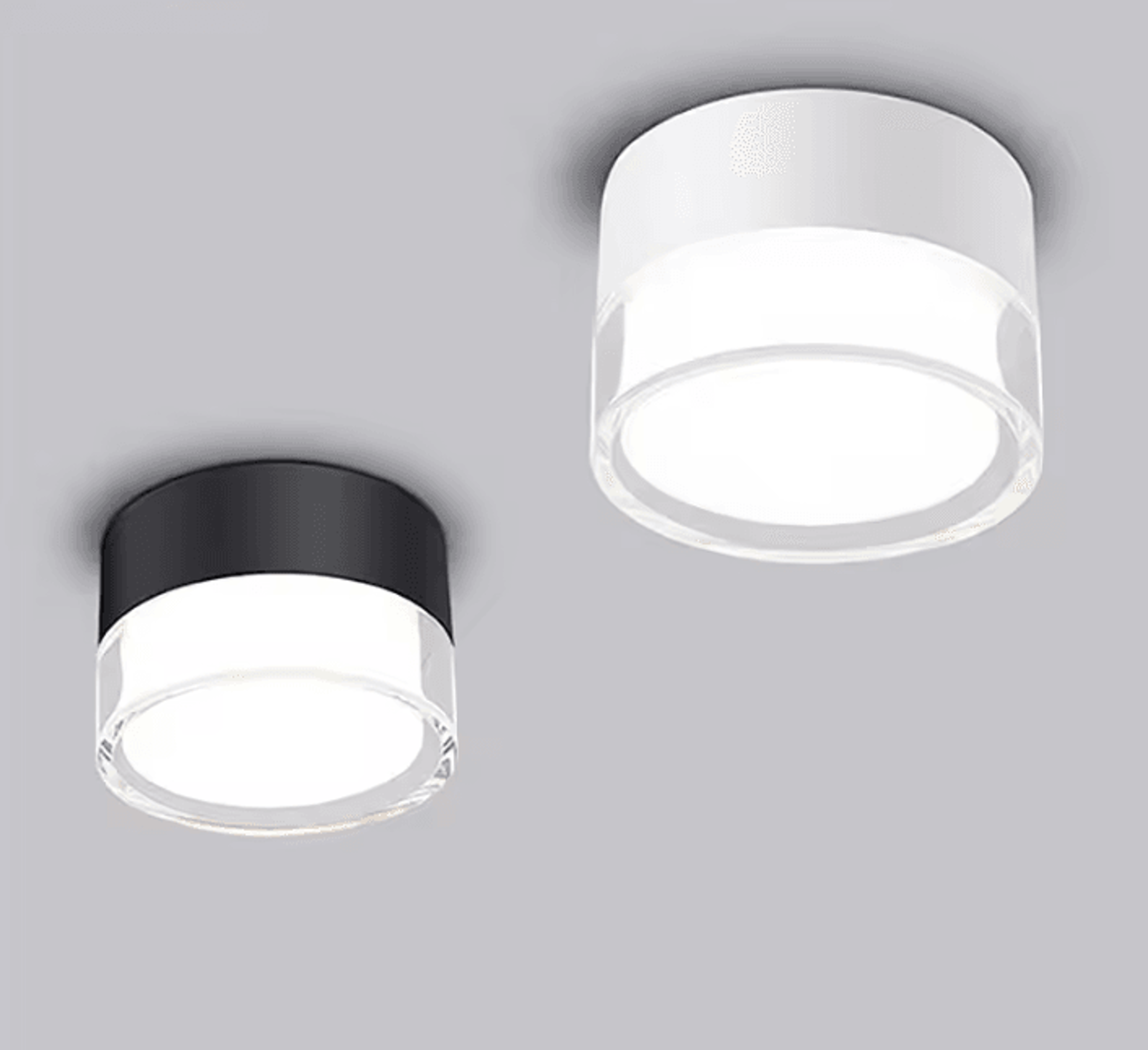 nordic surface mounted led ceiling downlight 5w to 24w dimmable round spotlight for living room and bedroom