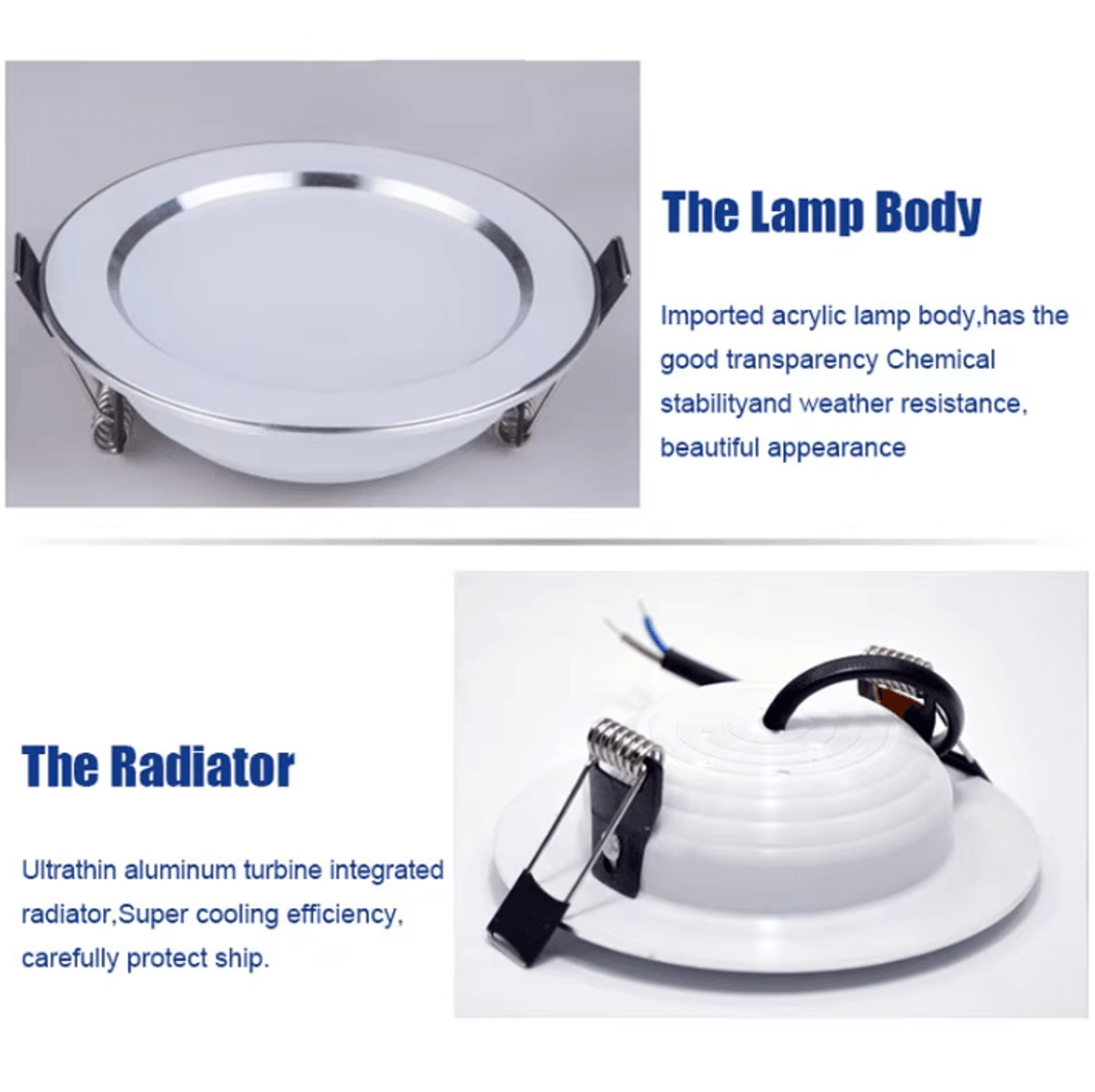 10PCS Waterproof Dimmable LED Downlights 5W 7W 9W 12W 15W 18W Ceiling Spotlights For Bathroom And O 2
