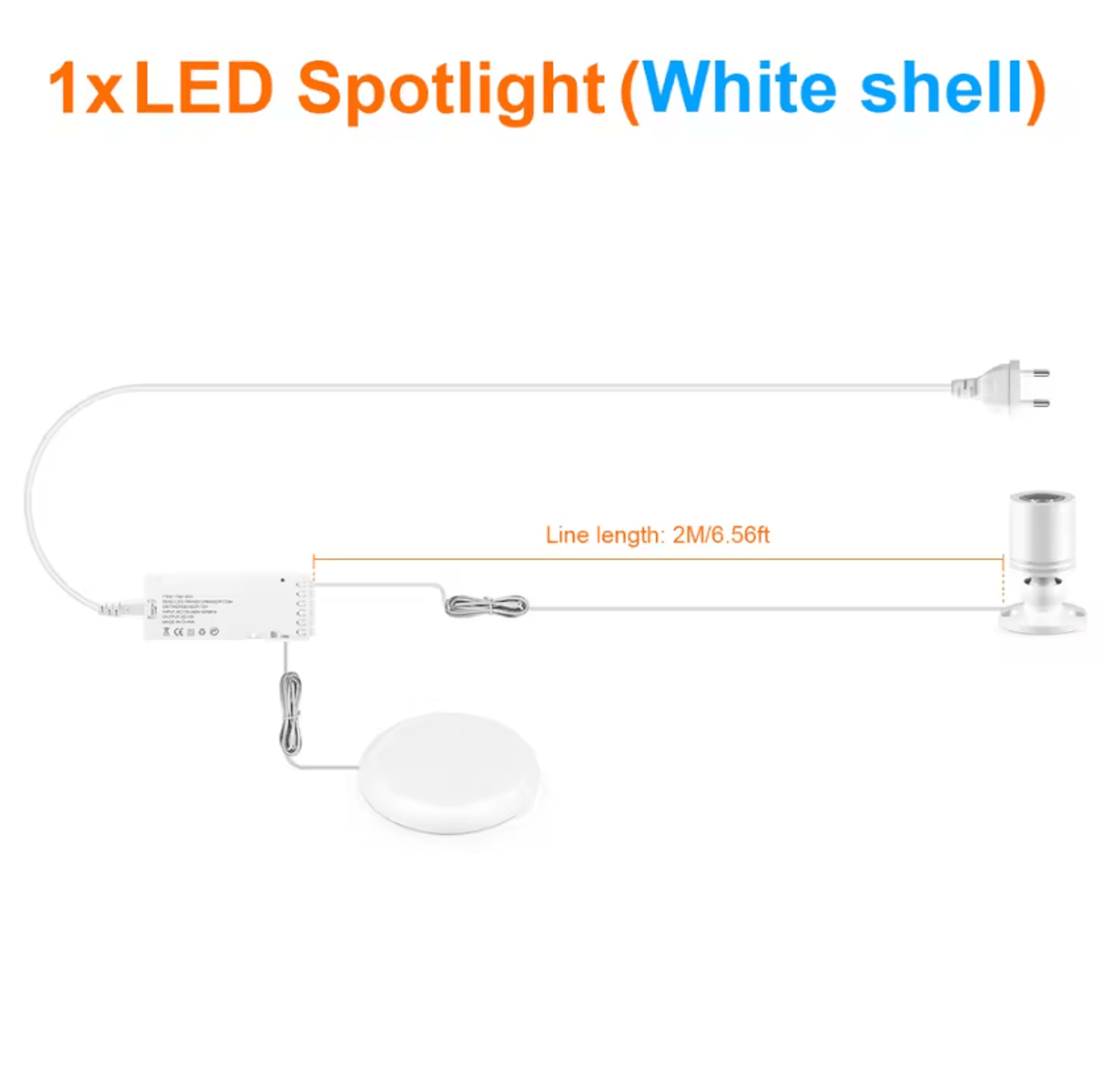 12V LED Cabinet Display Spotlight 3W Touch Dimmer Light With 20mm Wood Glass Sensing For Showcase L 15