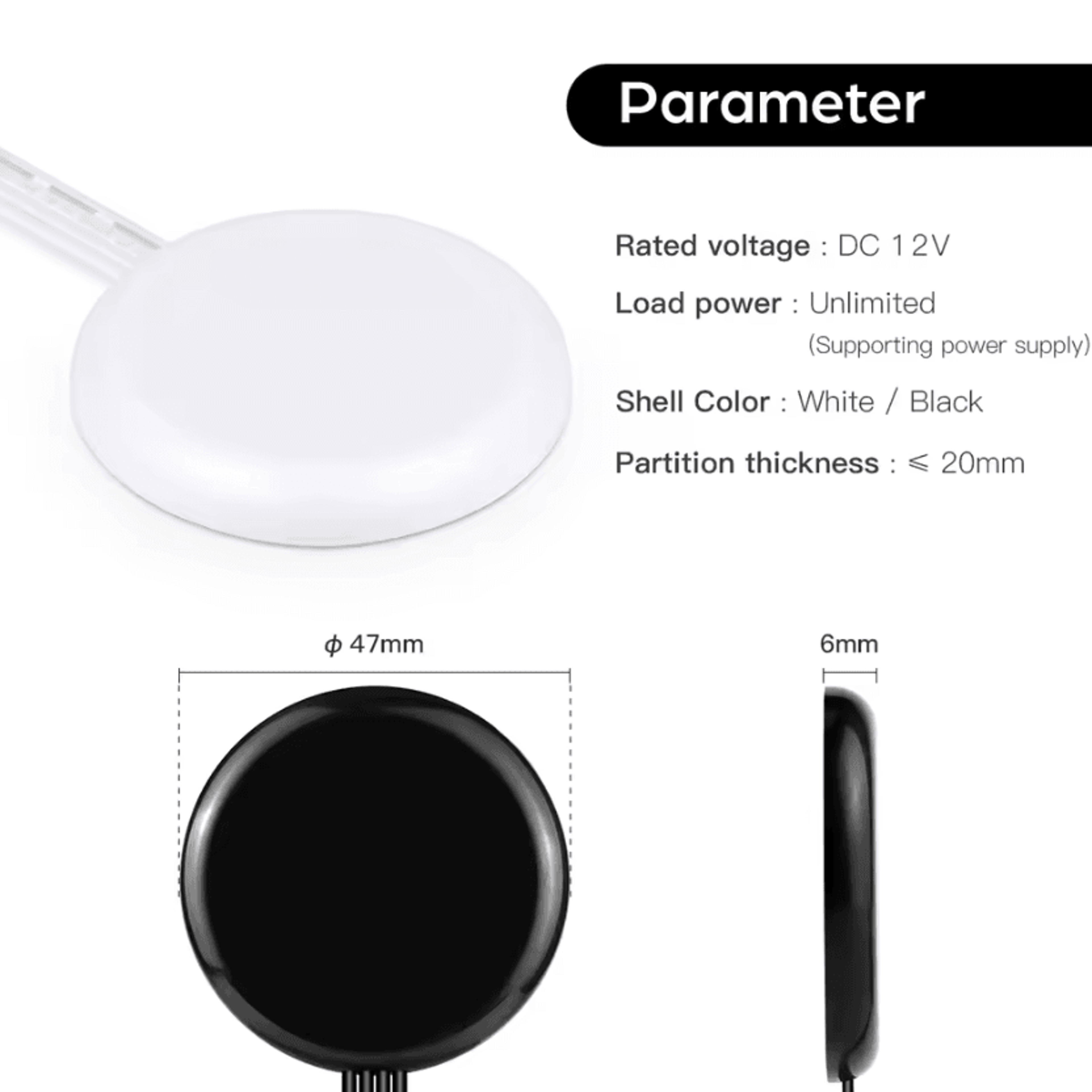 Smart Touch Sensor LED Dimmer Switch 12V24V Hidden Wood Mirror Light Controller With Hand Scan Indu 2