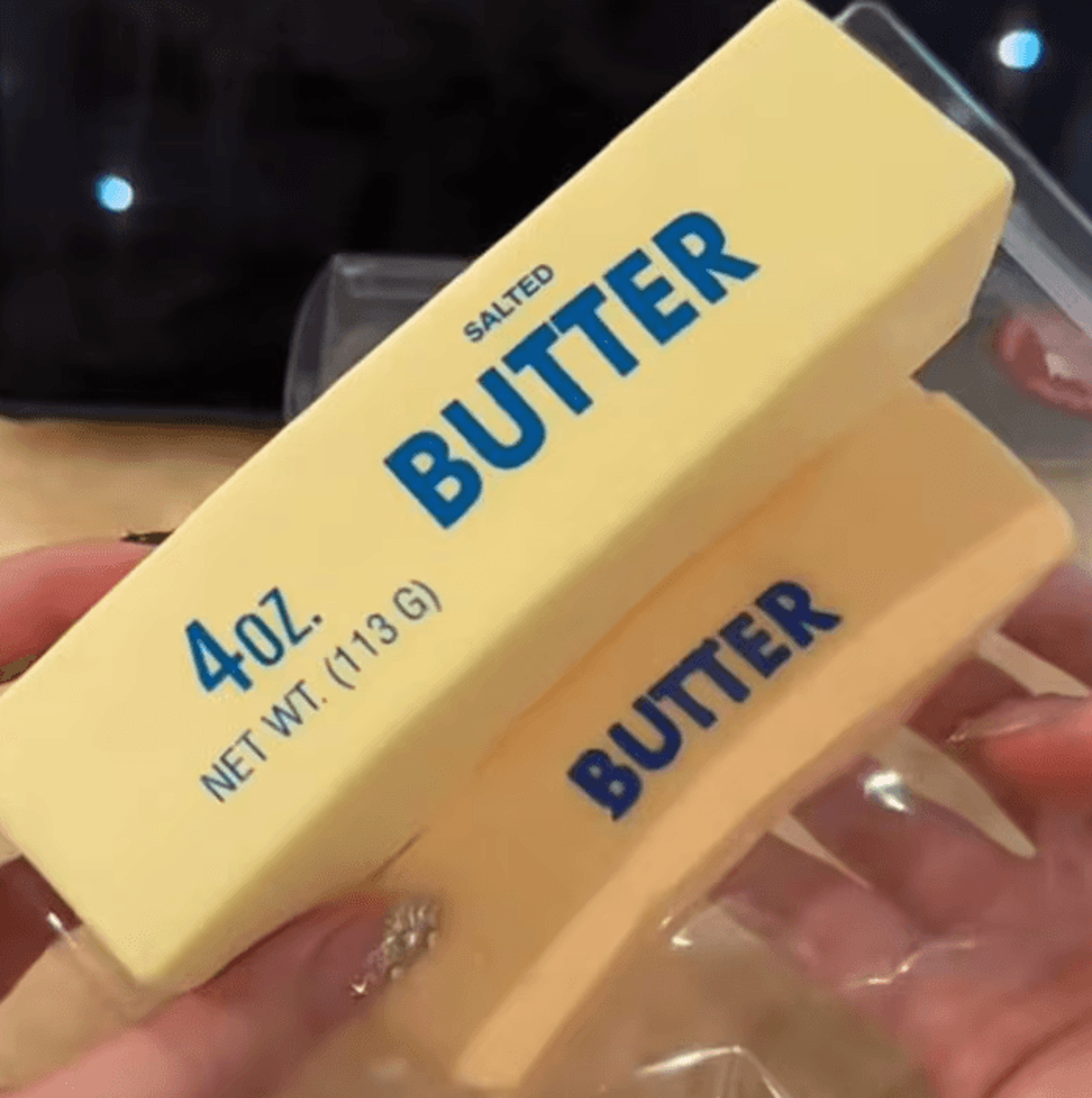 slow rising butter stick squishy toy soft squeeze fidget stress relief toy for adults and kids