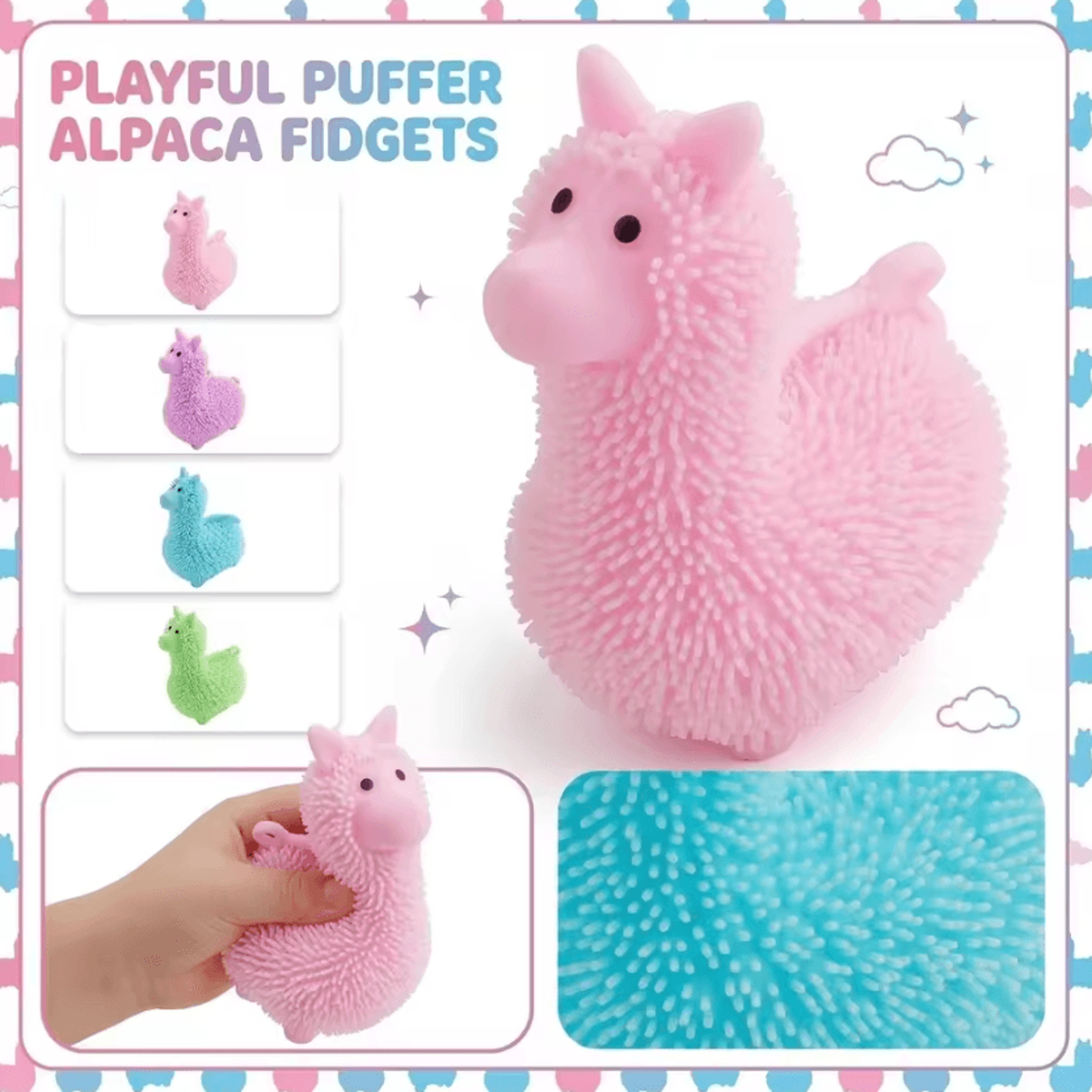 cute cartoon sheep squishy toy soft pinch squeeze fidget sensory toy for kids and adults