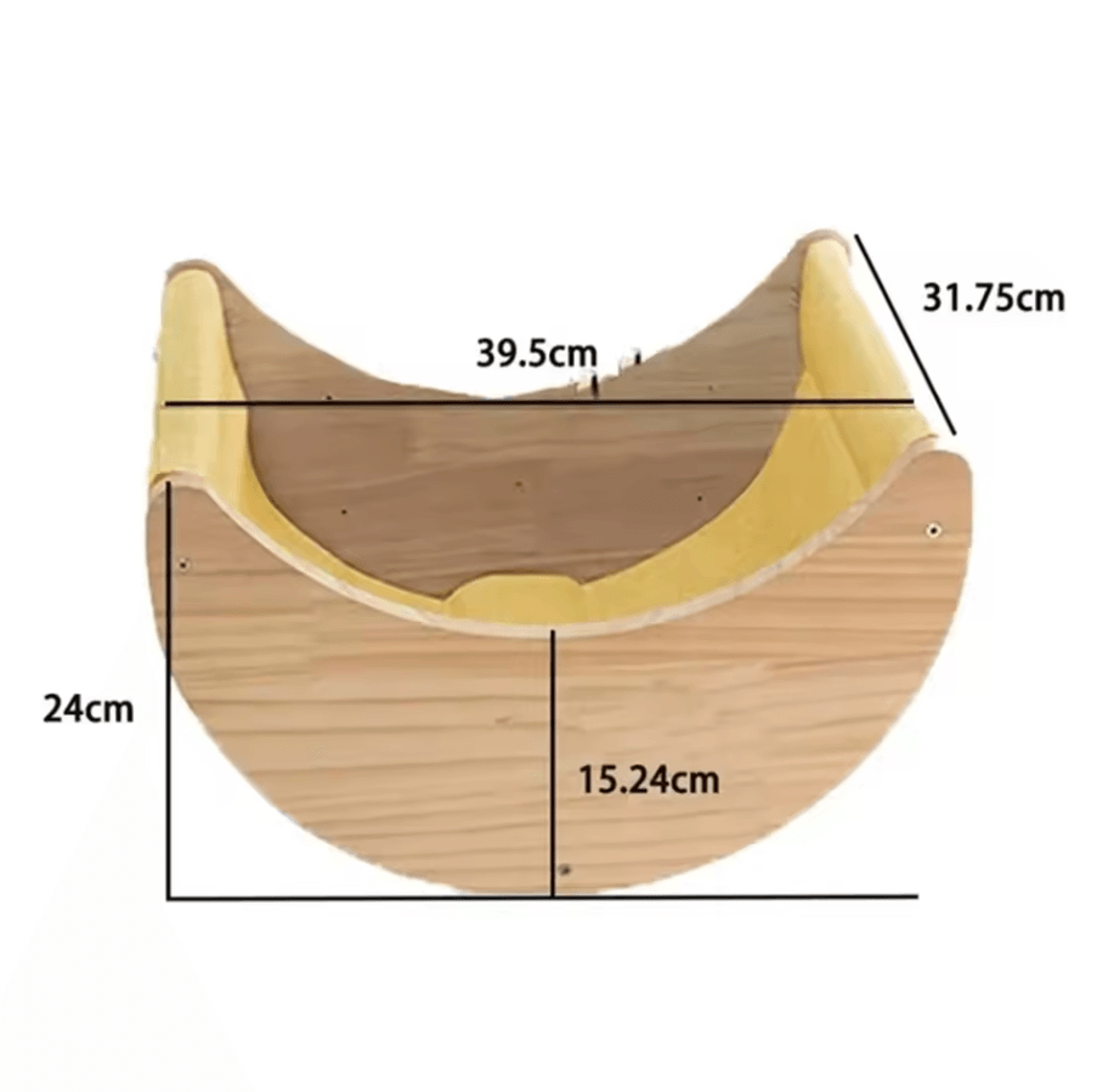 Wall Mounted Cat Tree With Sisal Scratching Post Hammock And Climbing Platforms 8