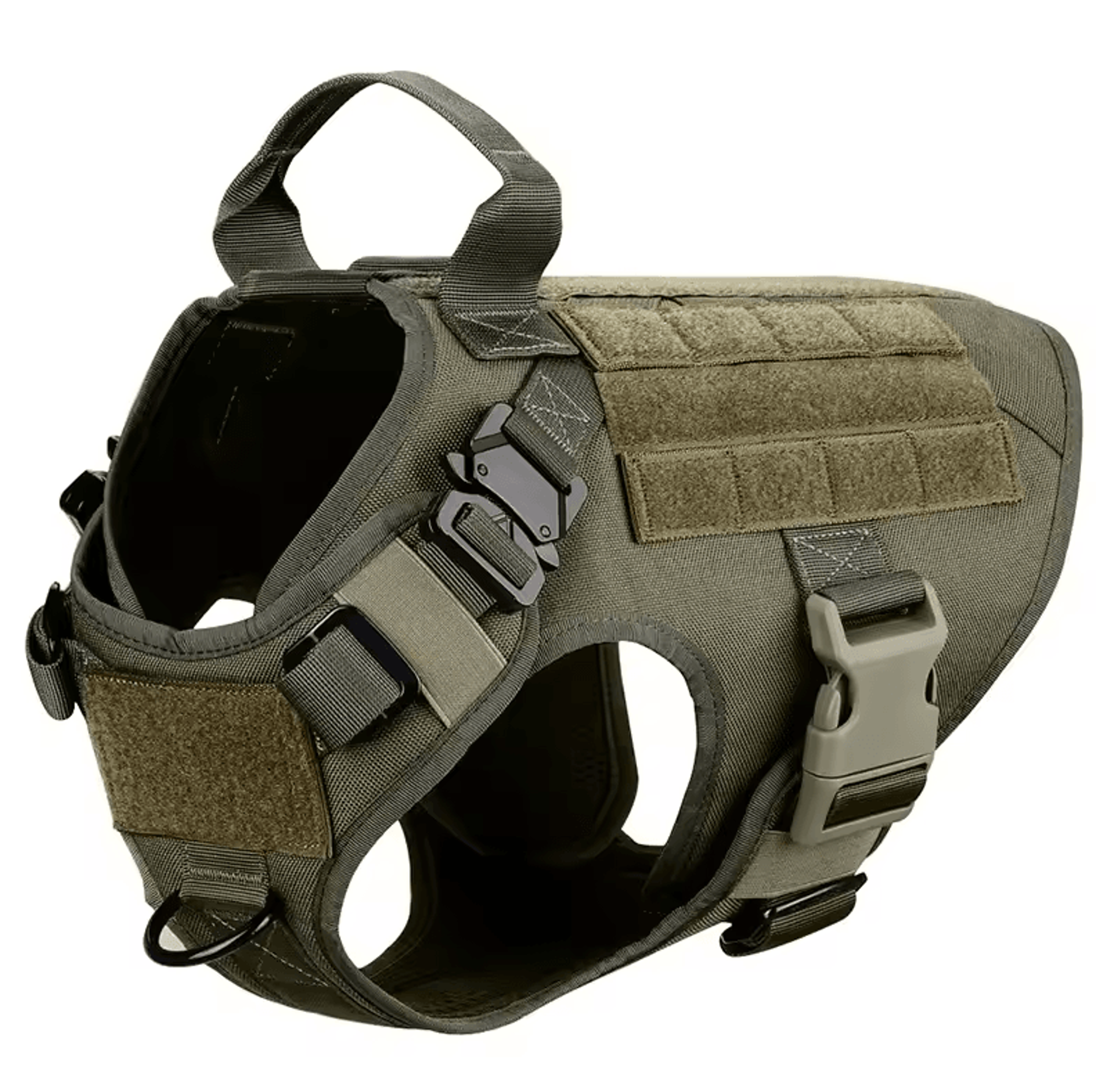 Tactical Dog Harness With Leash Heavy Duty Military Style Training Vest For Large Dogs 5