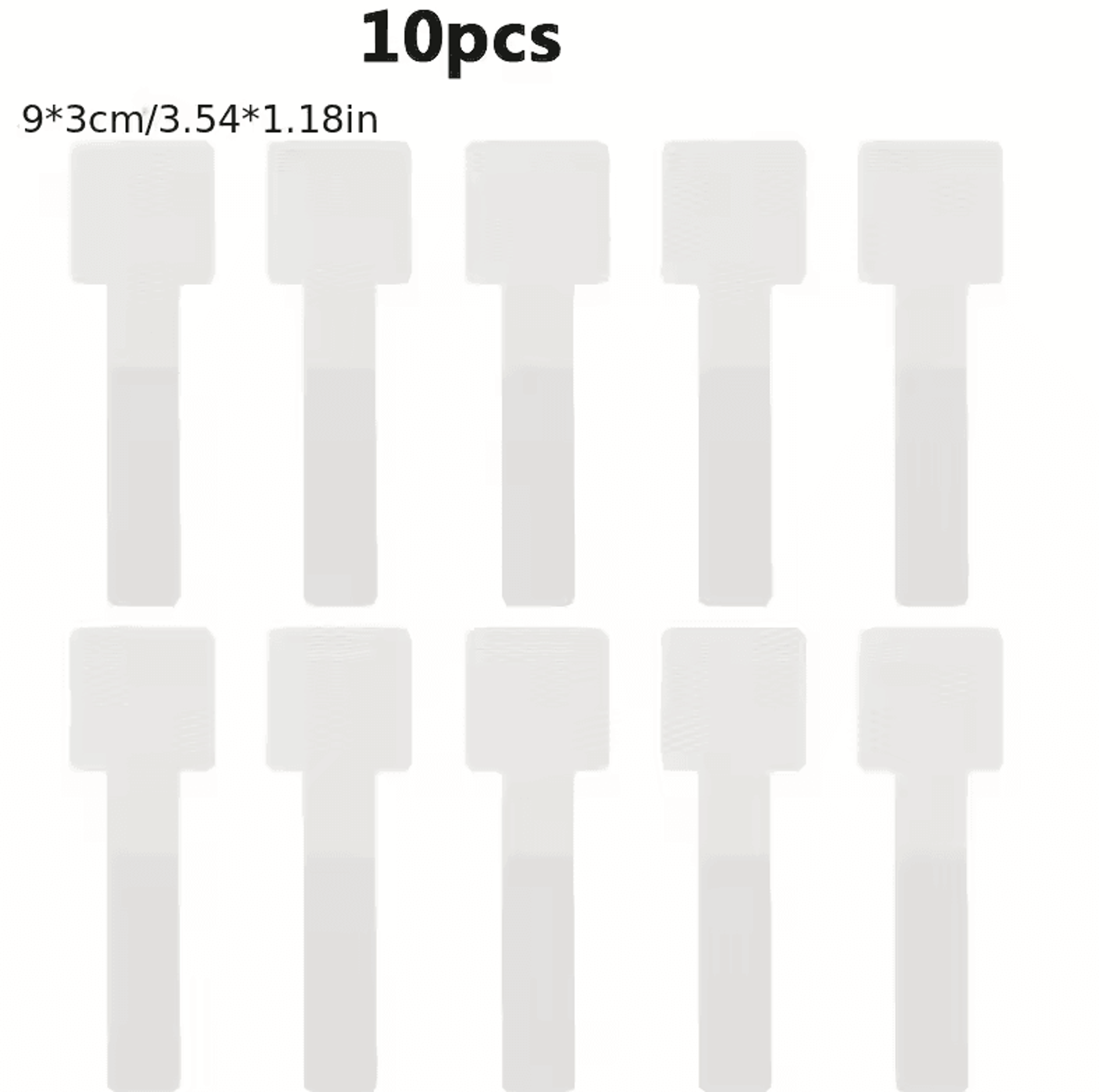 Self Adhesive Cable Organizer Clips 10pcs Wire Management Holders For Desk And Wall 3