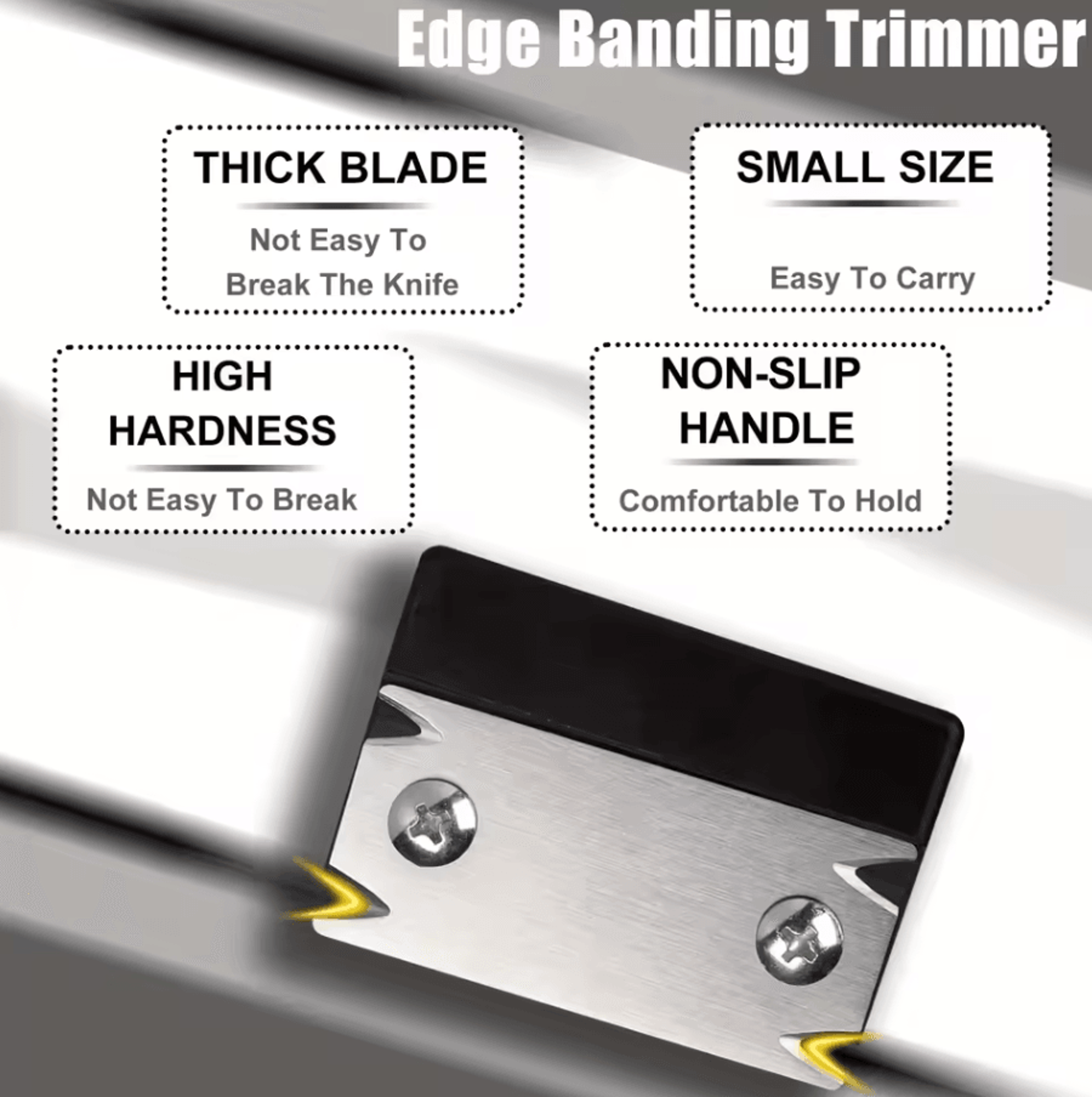 Woodworking Chamfer And Deburring Tool Edge Corner Planer Fillet Scraper Knife 2