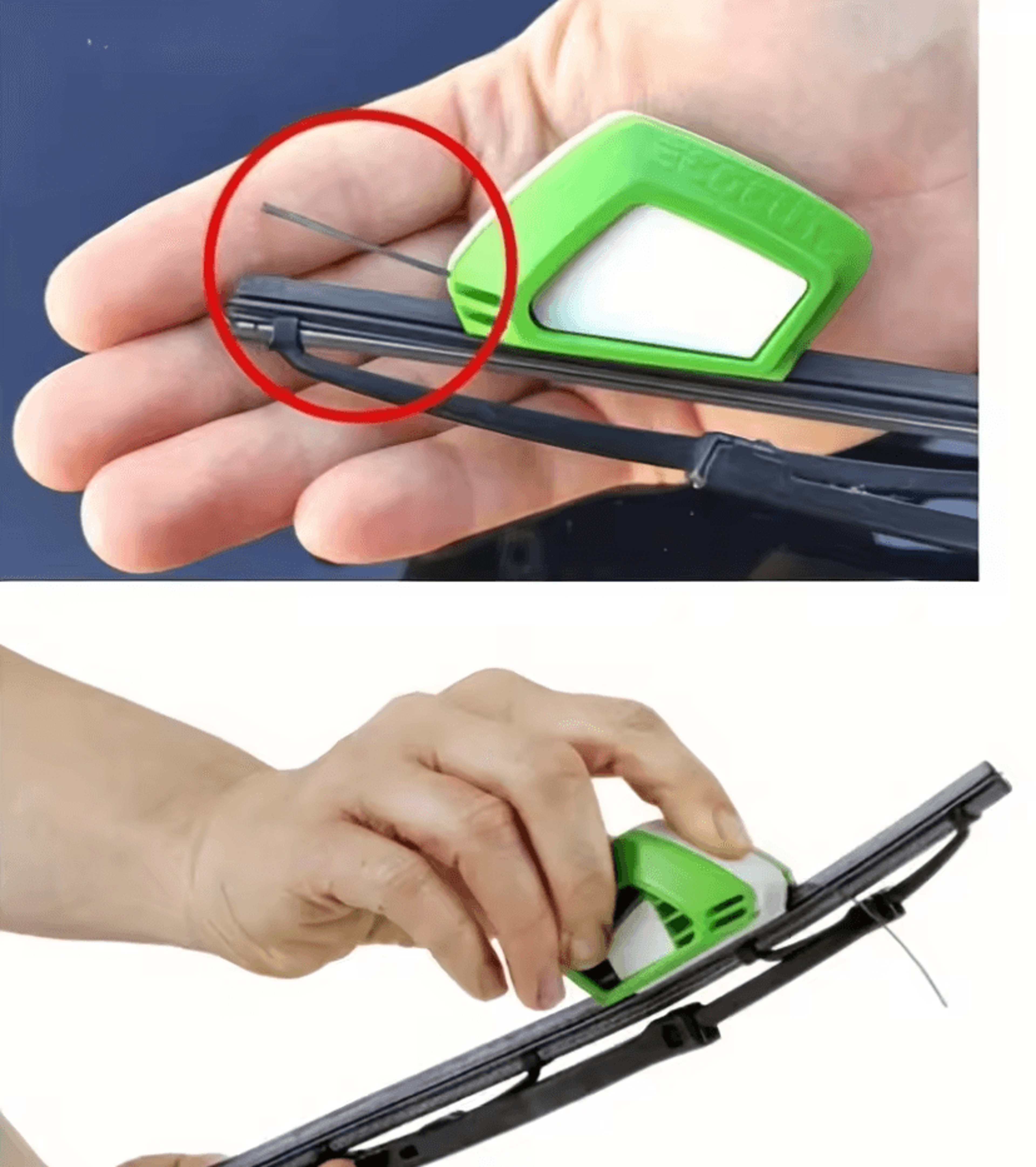 Reusable Windshield Wiper Repair Tool Car Wiper Blade Cleaning And Restoration Tool 3