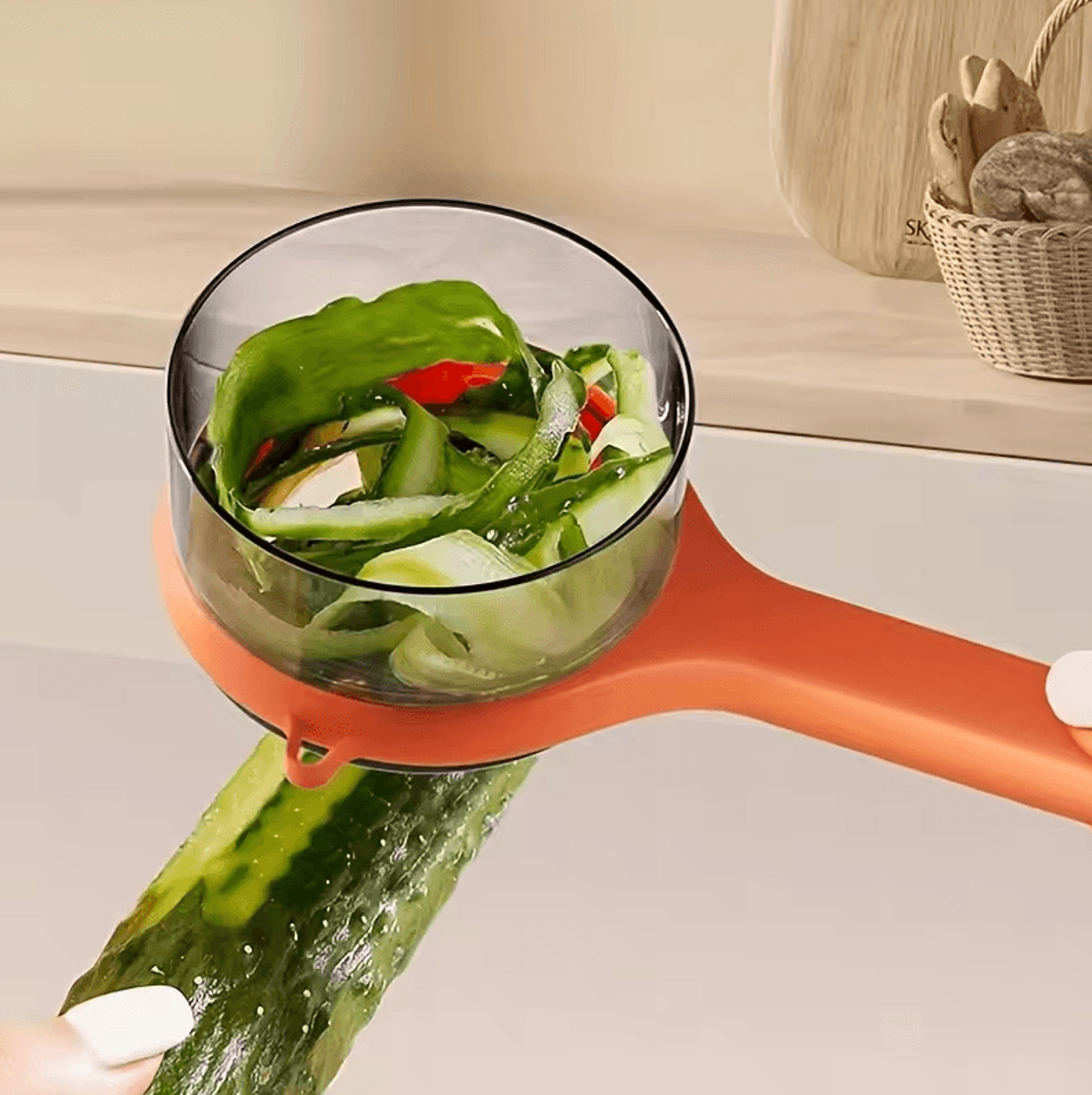 Multifunction Fruit And Vegetable Peeler With Storage Box Manual Kitchen Cutter 1