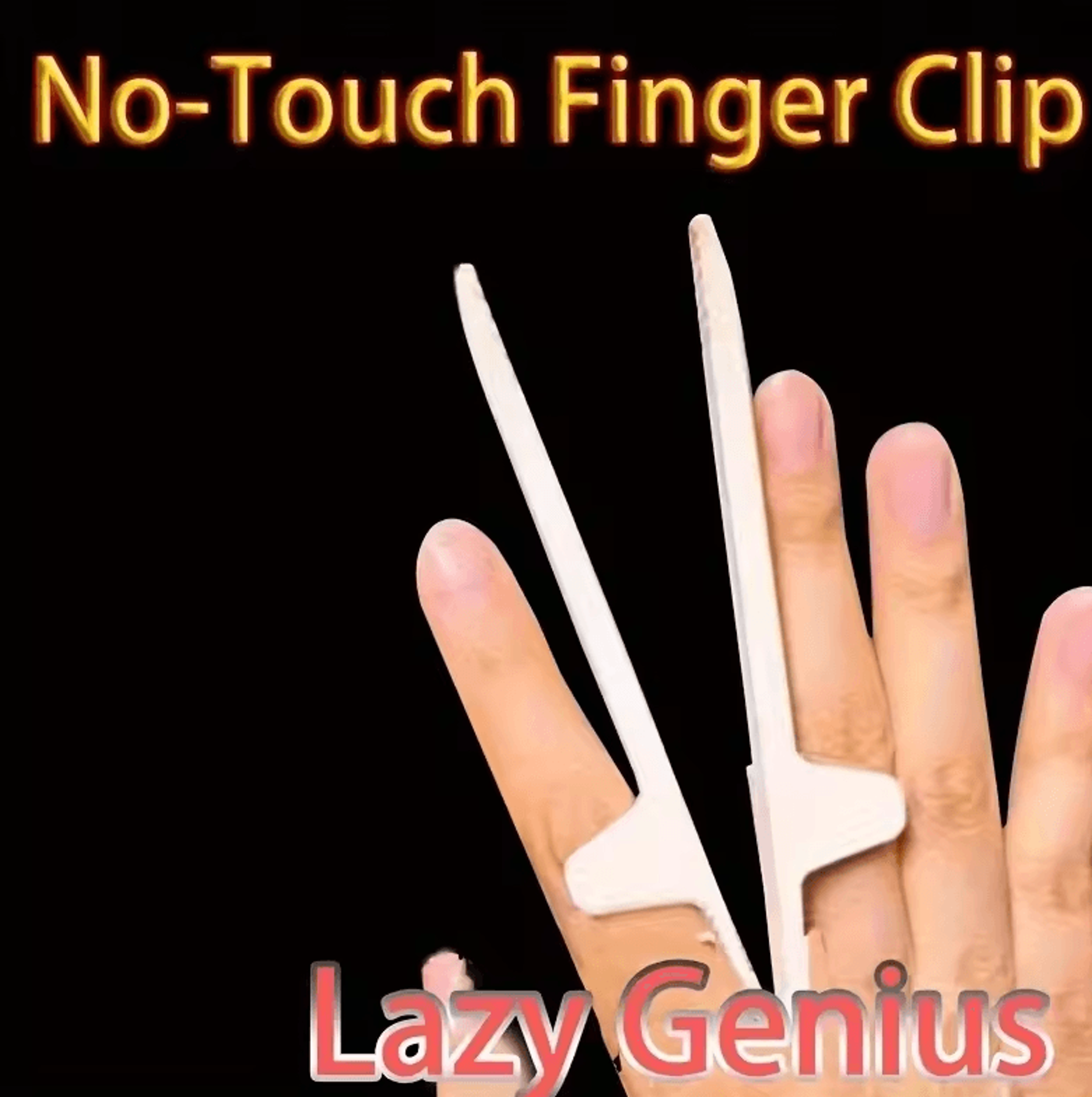2pcs NonContact MultiFinger Food Gripper Clips Lazy Chopstick And Snack Eating Tool 2