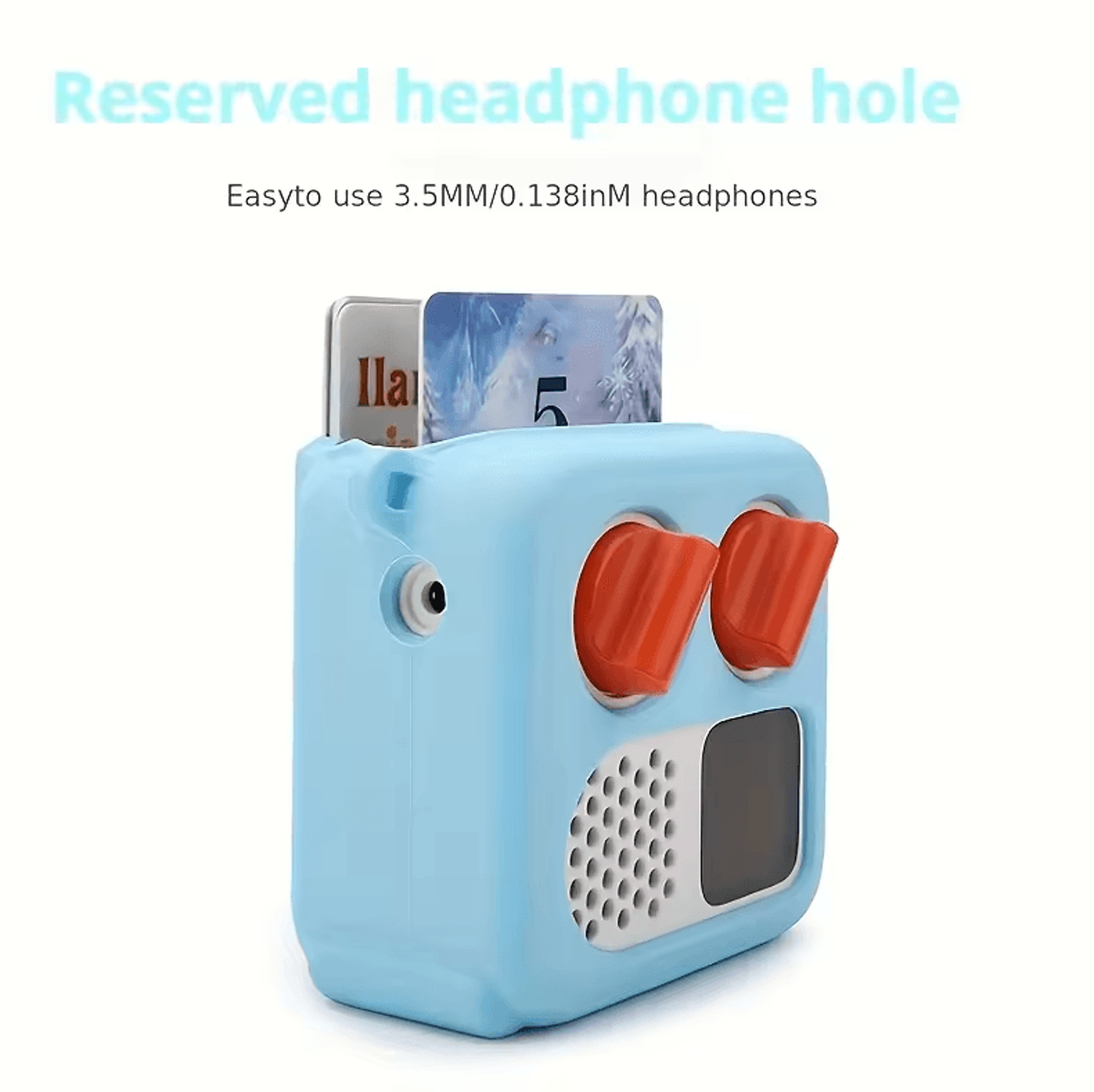Shockproof Silicone Protective Case With Shoulder Strap For Yoto Mini 2024 4