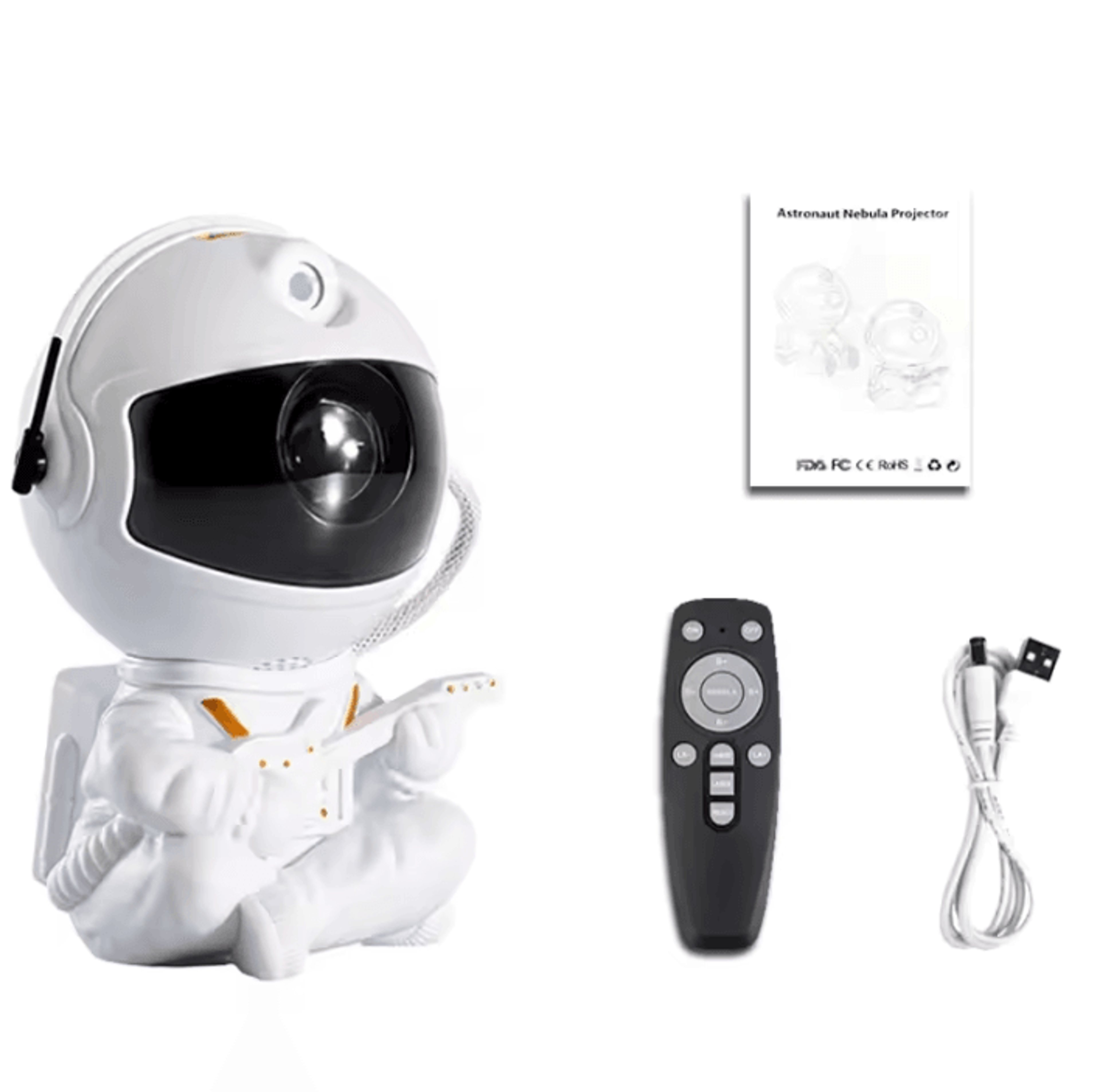 GalaxyGlow Astronaut LED Star Projector Night Light 6