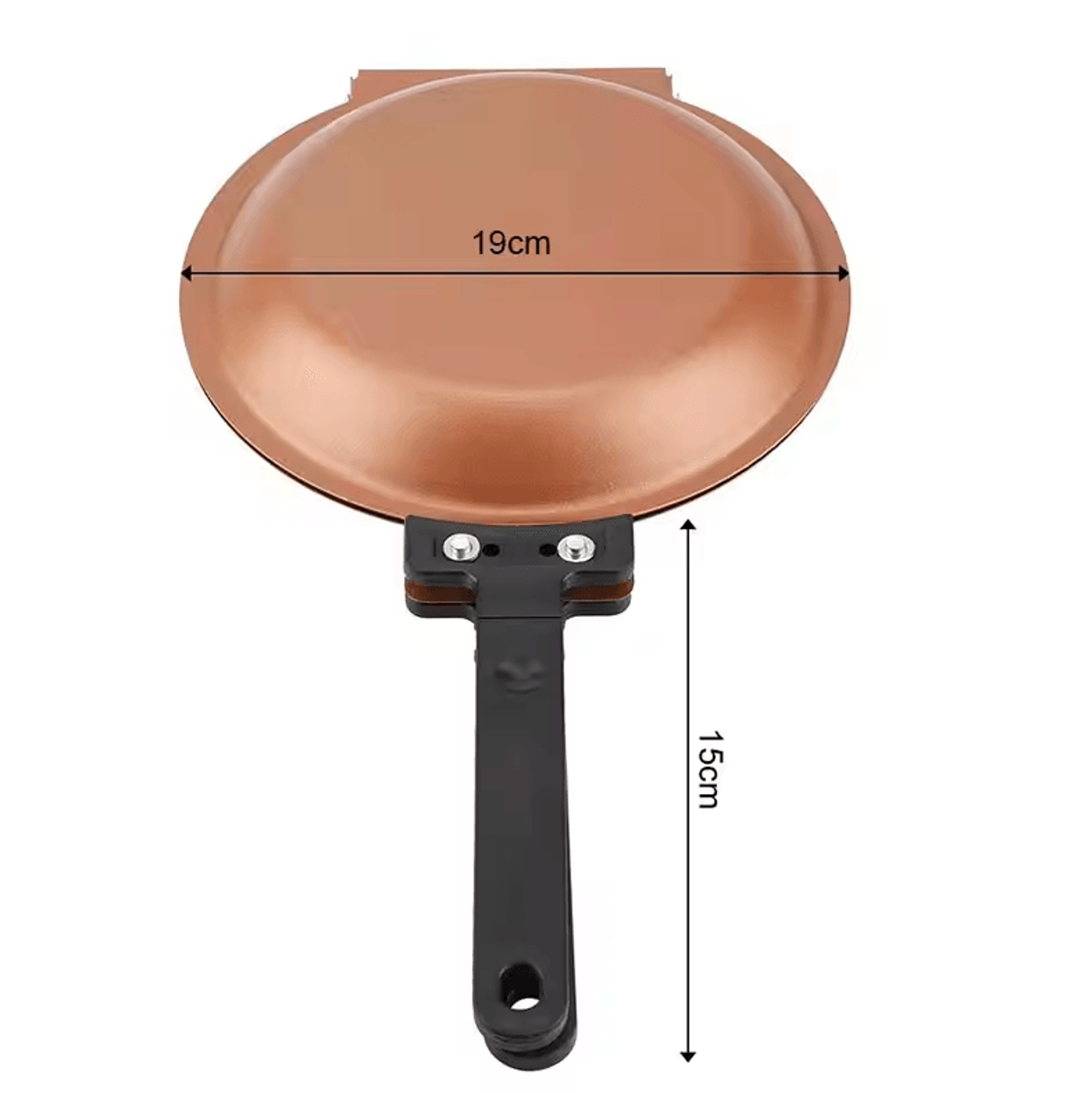 Double Side Pancake Pan  NonStick Ceramic Flip Frying Pan For Eggs  Pancakes 4
