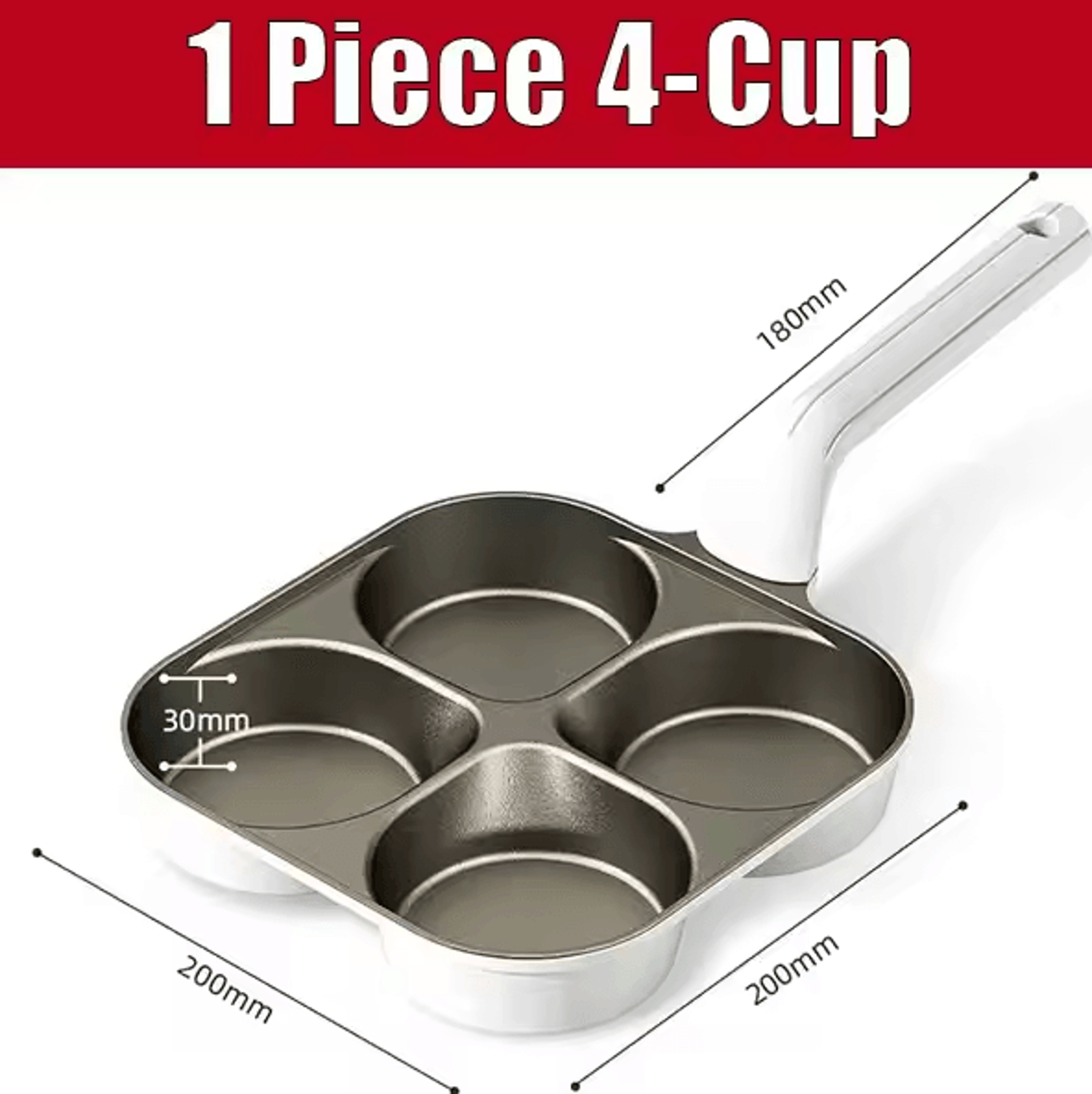 Premium Healthy Titanium Ceramic Breakfast Frying Pan  Nonstick Egg Pancake  Steak Skillet 5