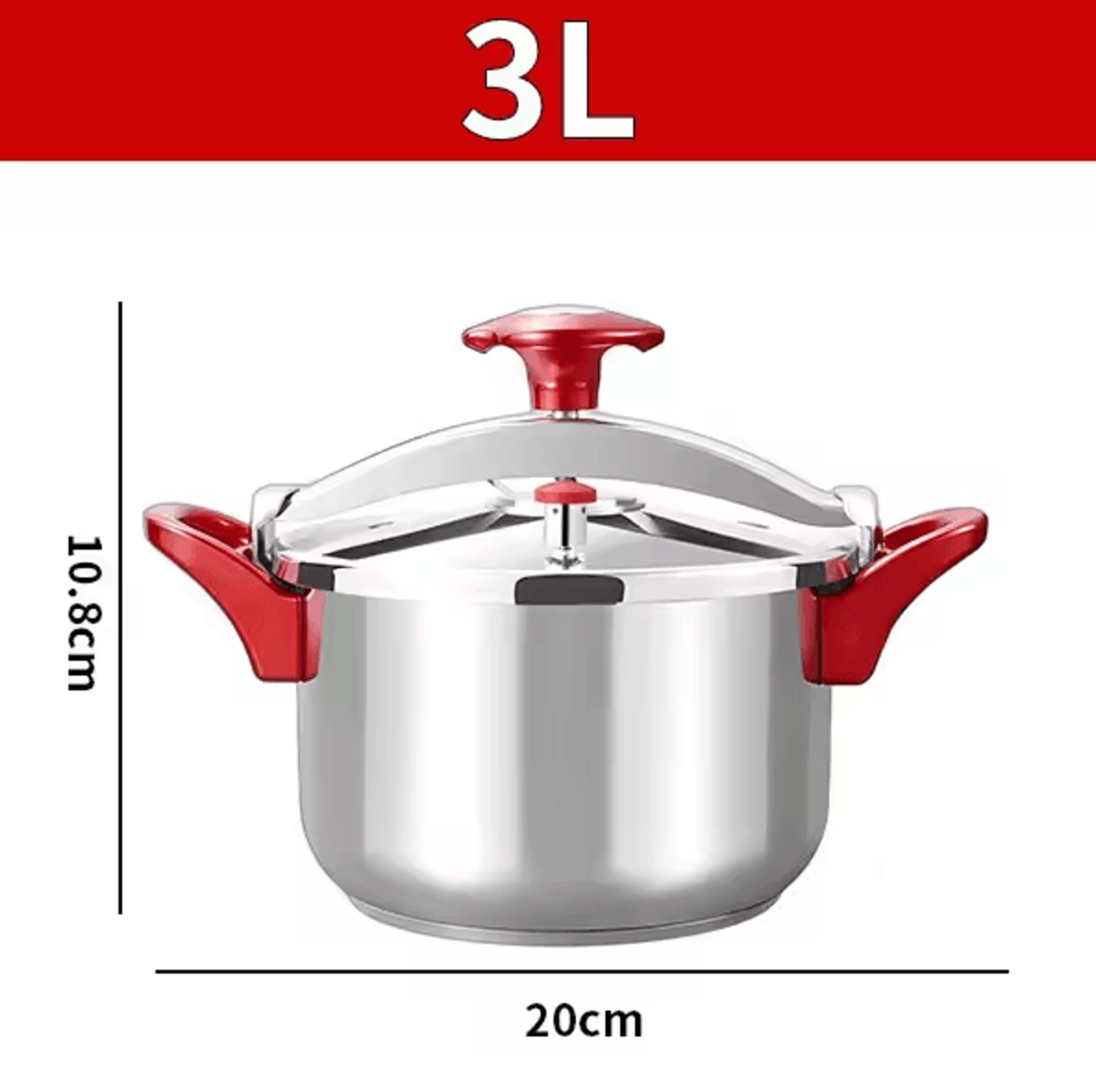Premium Stainless Steel Pressure Cooker  3L6L8L Large Capacity Cooker 5