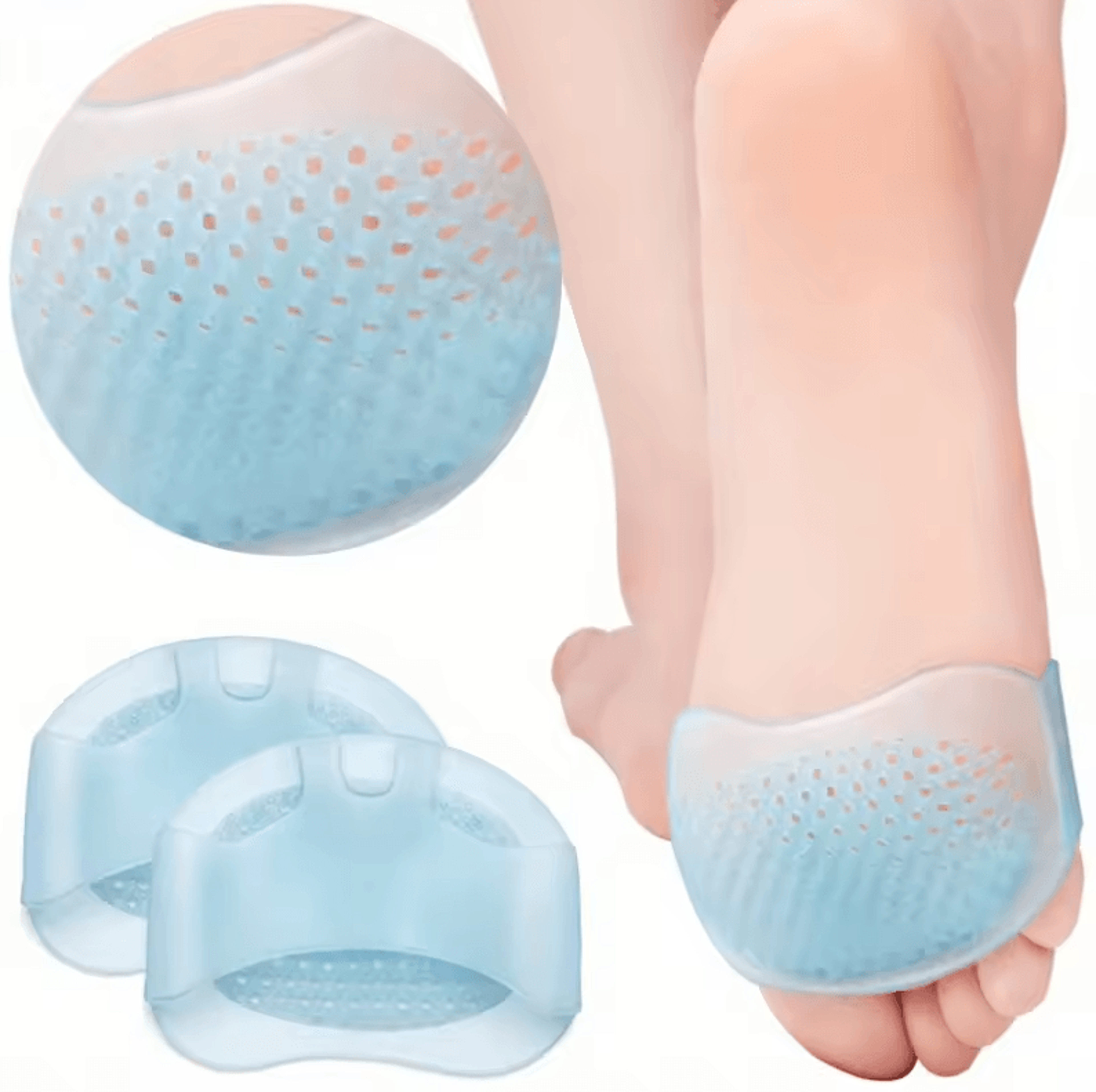 Silicone Metatarsal Pads For Arch Support  Pain Relief  Gel Cushions For Running Comfort 4