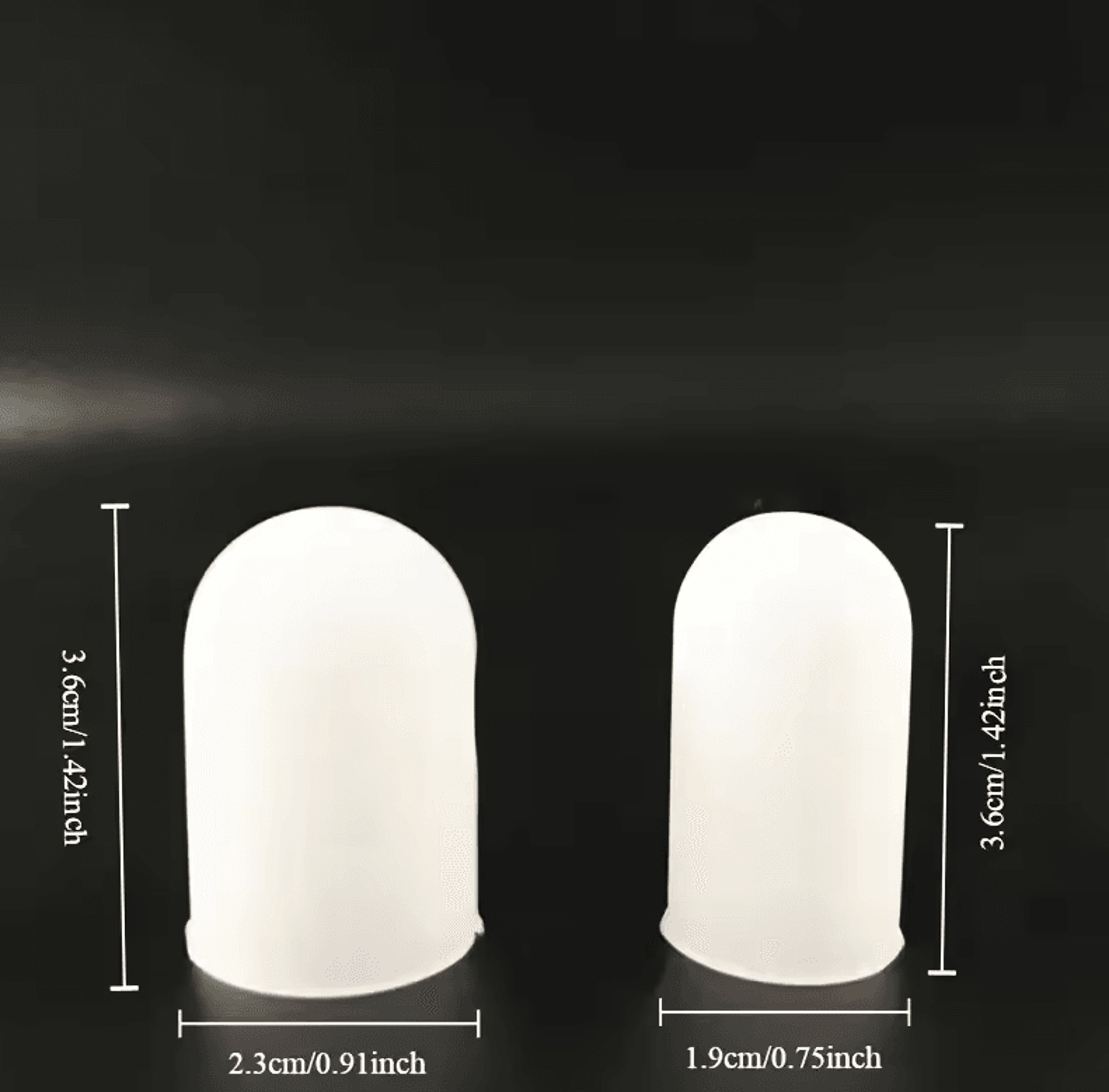 Silicone Finger Protector Sleeve Cover  AntiCut Heat Resistant Finger Sleeves For Kitchen Cooking 2