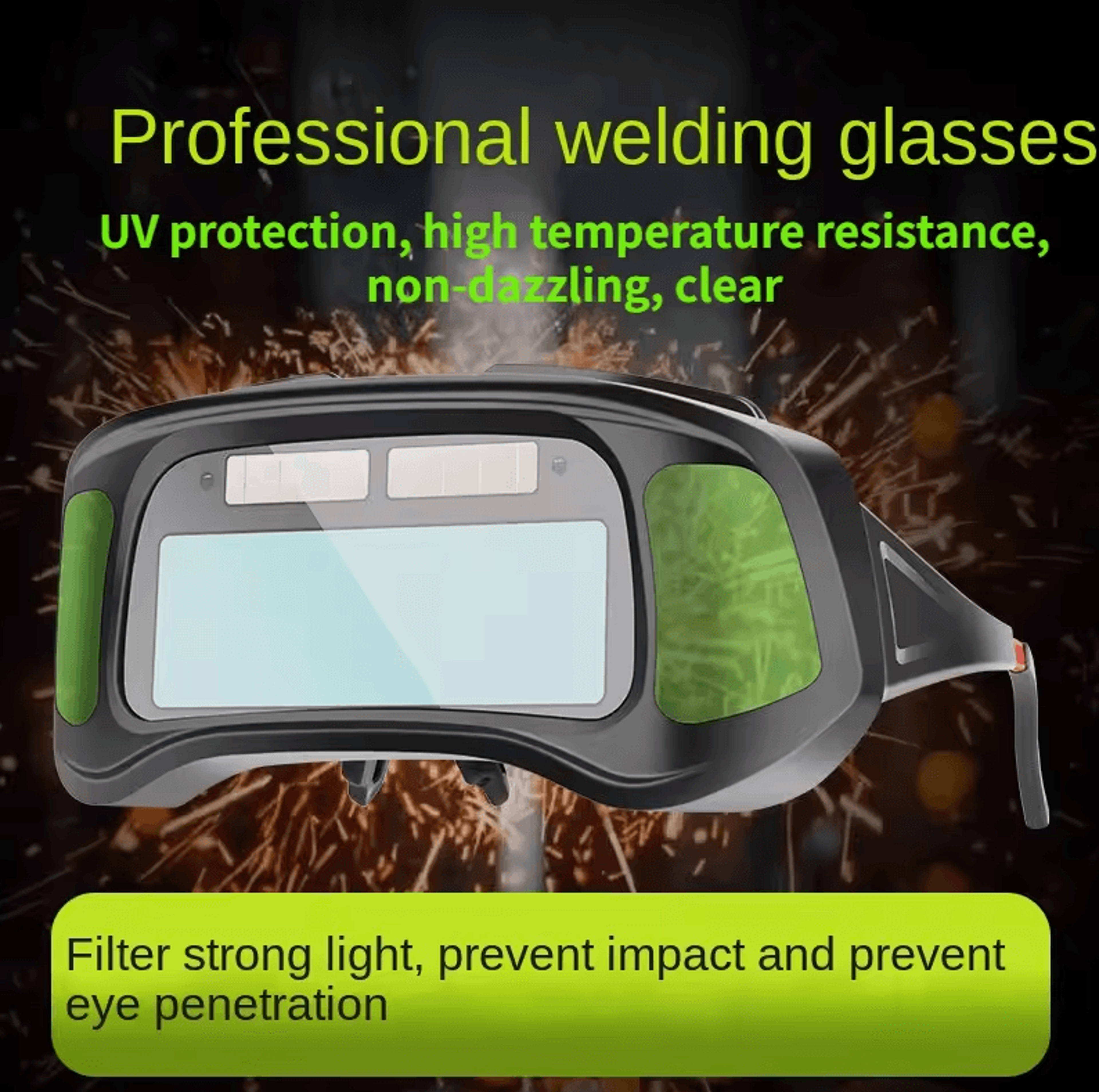 True Color Smart Auto Darkening Welding Goggles  Solar Welder AntiGlare Eye Protection 1