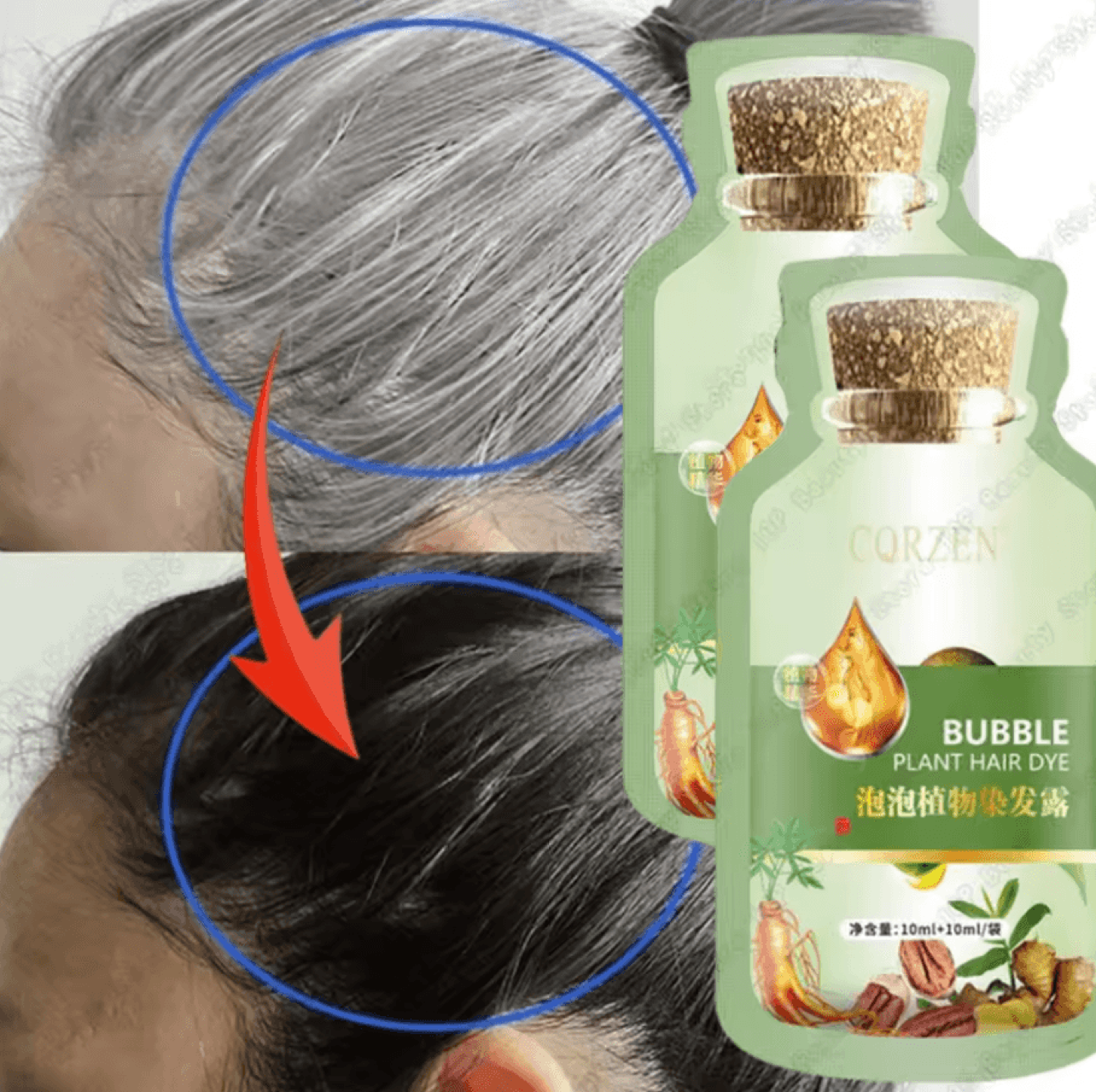 Pure Natural Herbal Hair Dye Shampoo  5Minute NonIrritating Hair Color Change  Repair 0