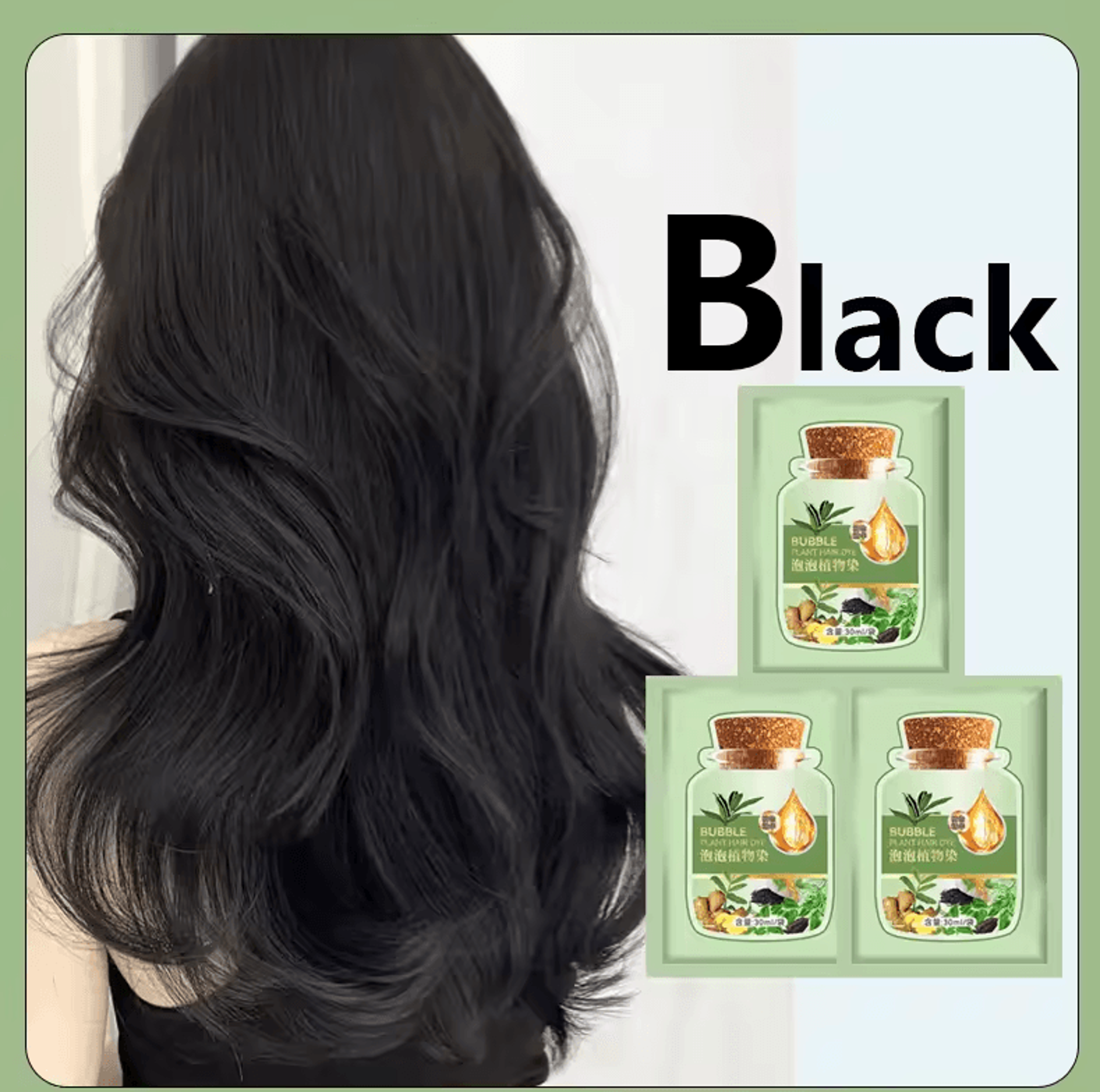 Pure Natural Herbal Hair Dye Shampoo  5Minute NonIrritating Hair Color Change  Repair 6