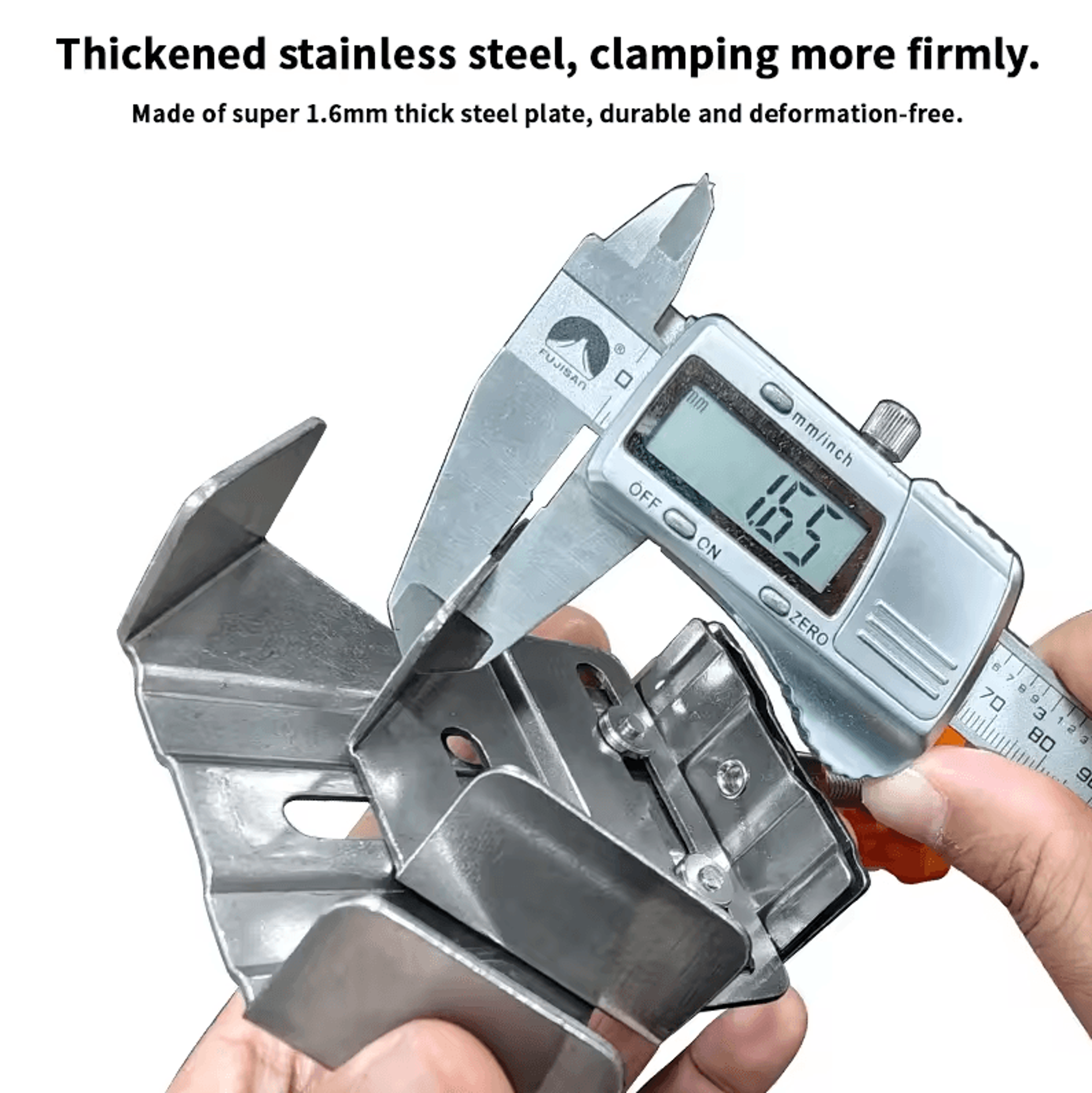 Adjustable Multipurpose Stainless Frame Clamps  90 OpenClosed Woodworking Corner Fixing Clips 3