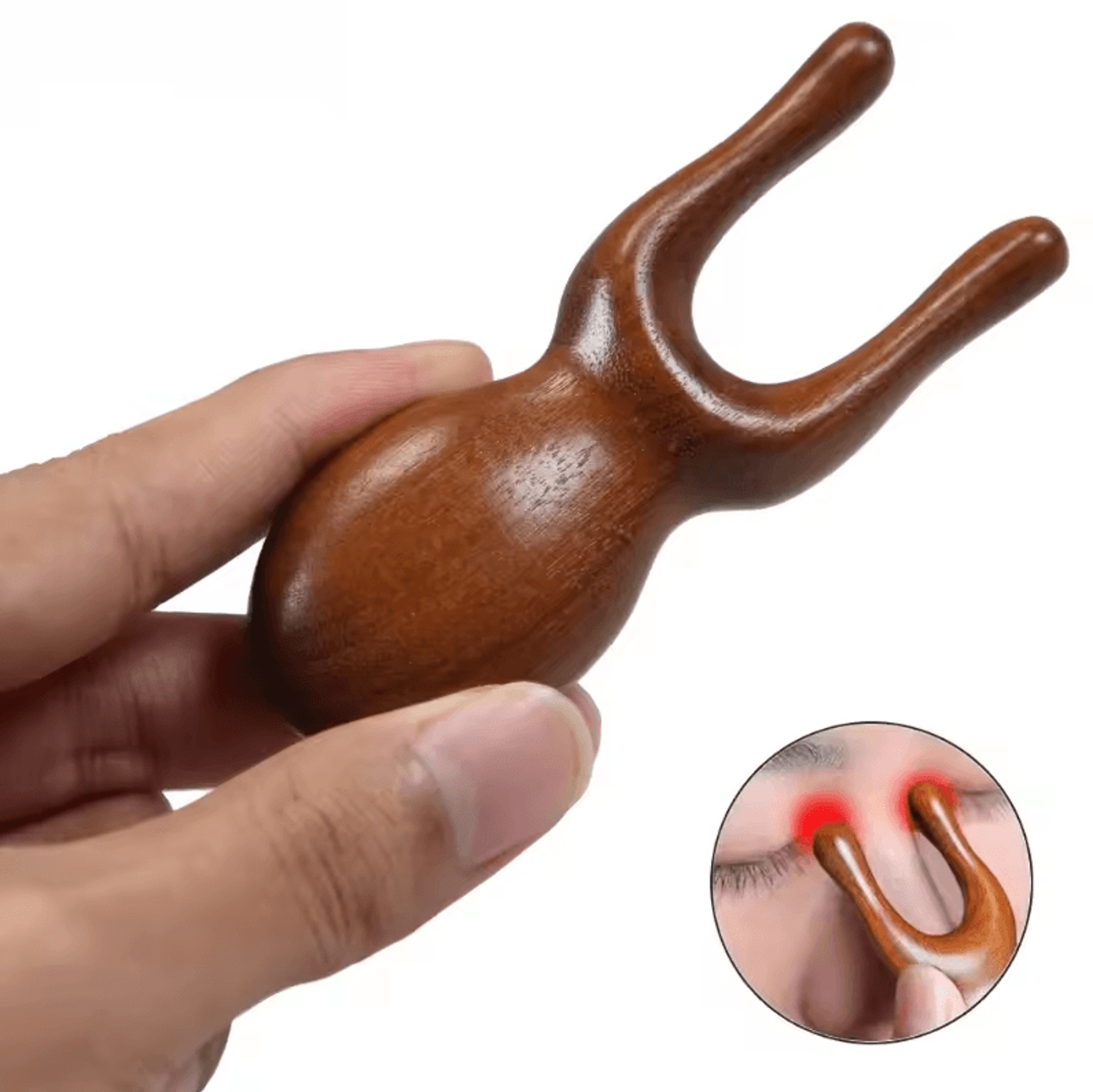 facial sandalwood gua sha massager – natural wooden scalp & face wide-tooth massage comb