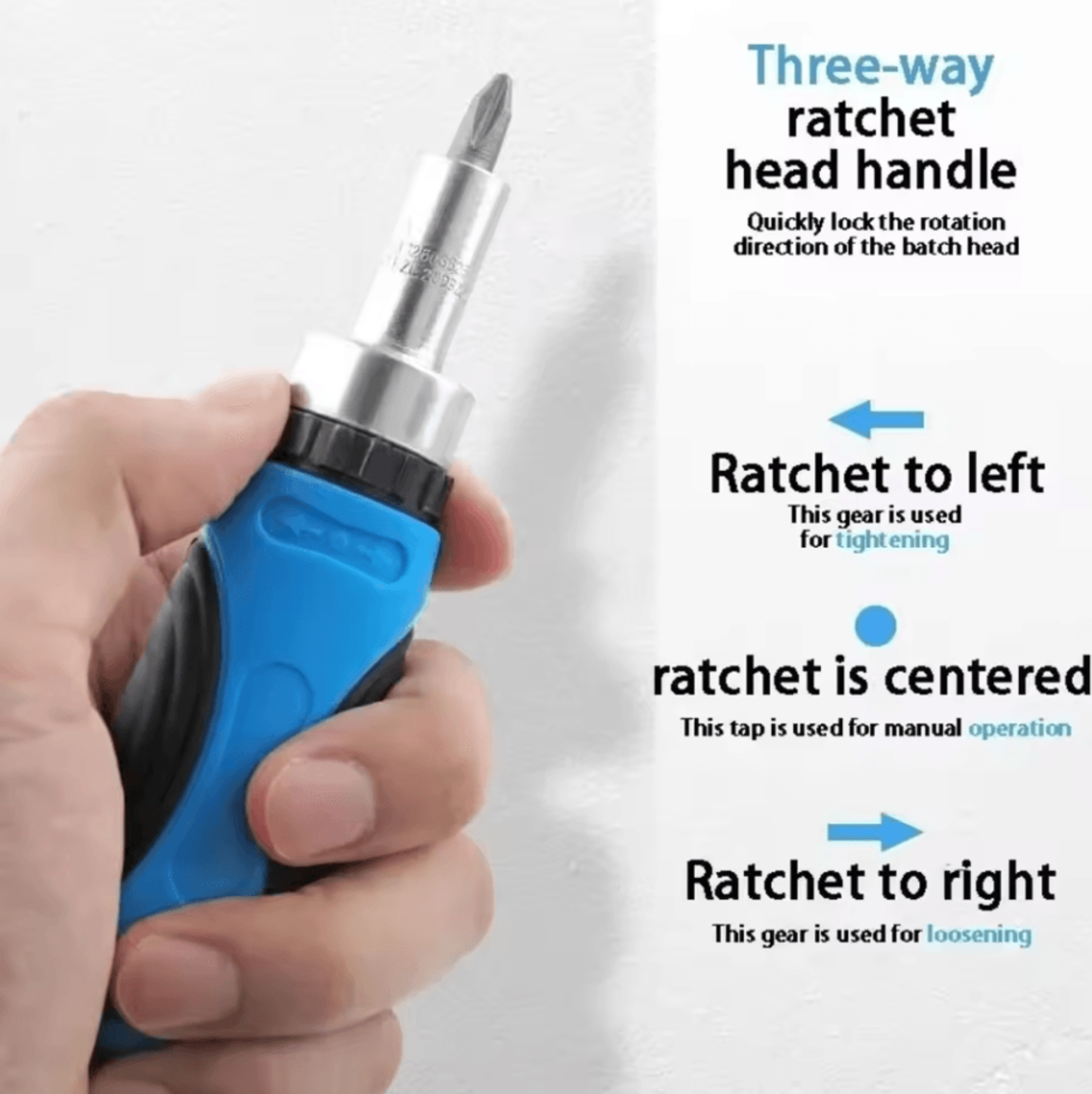 Multifunctional Household Repair Hand Tool  Interchangeable Screwdriver Set With Slotted Phillips   1