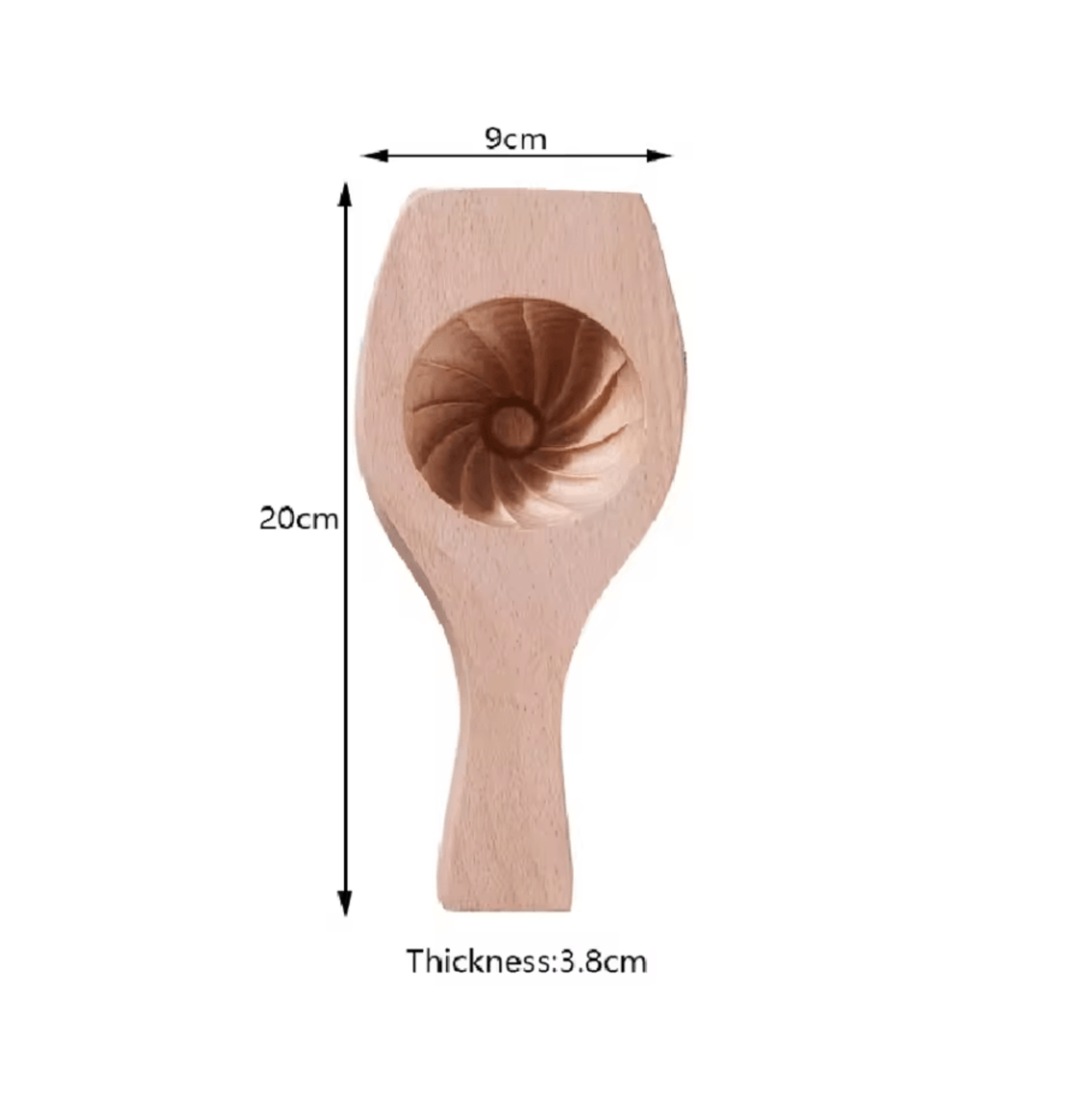 Solid Wood Handmade Mantou  Stuffed Bun Mold  Dough Shaping Tool For Steamed Buns 7