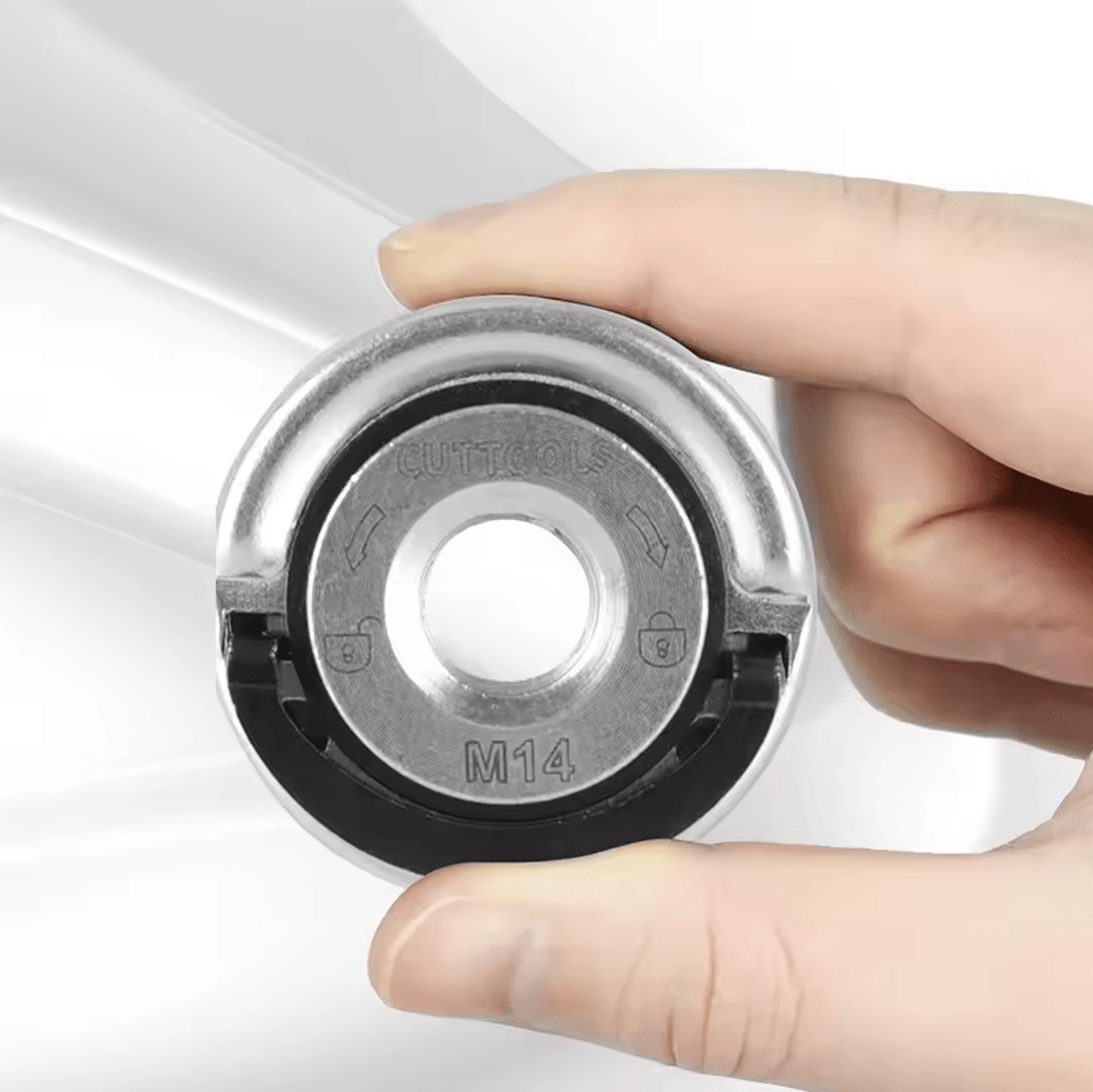 Angle Grinder Accessories  M10M14 Quick Installation Pressure Plate  SelfLocking Clamping Nut 3