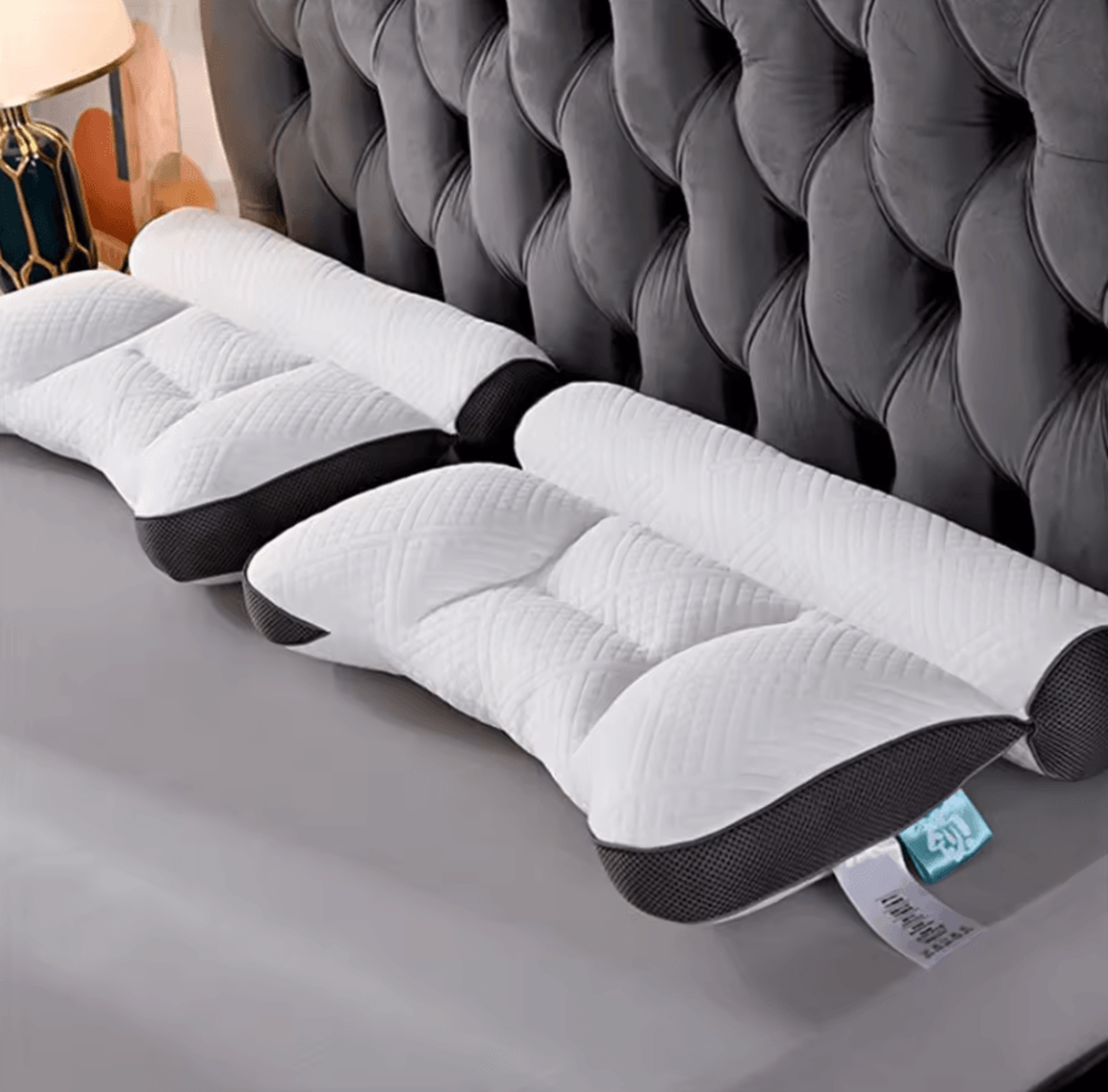 Memory Orthopedic Slow Rebound Pillow  Ergonomic 157 By 236 In Cervical Support Cotton Sleep Pillow 1