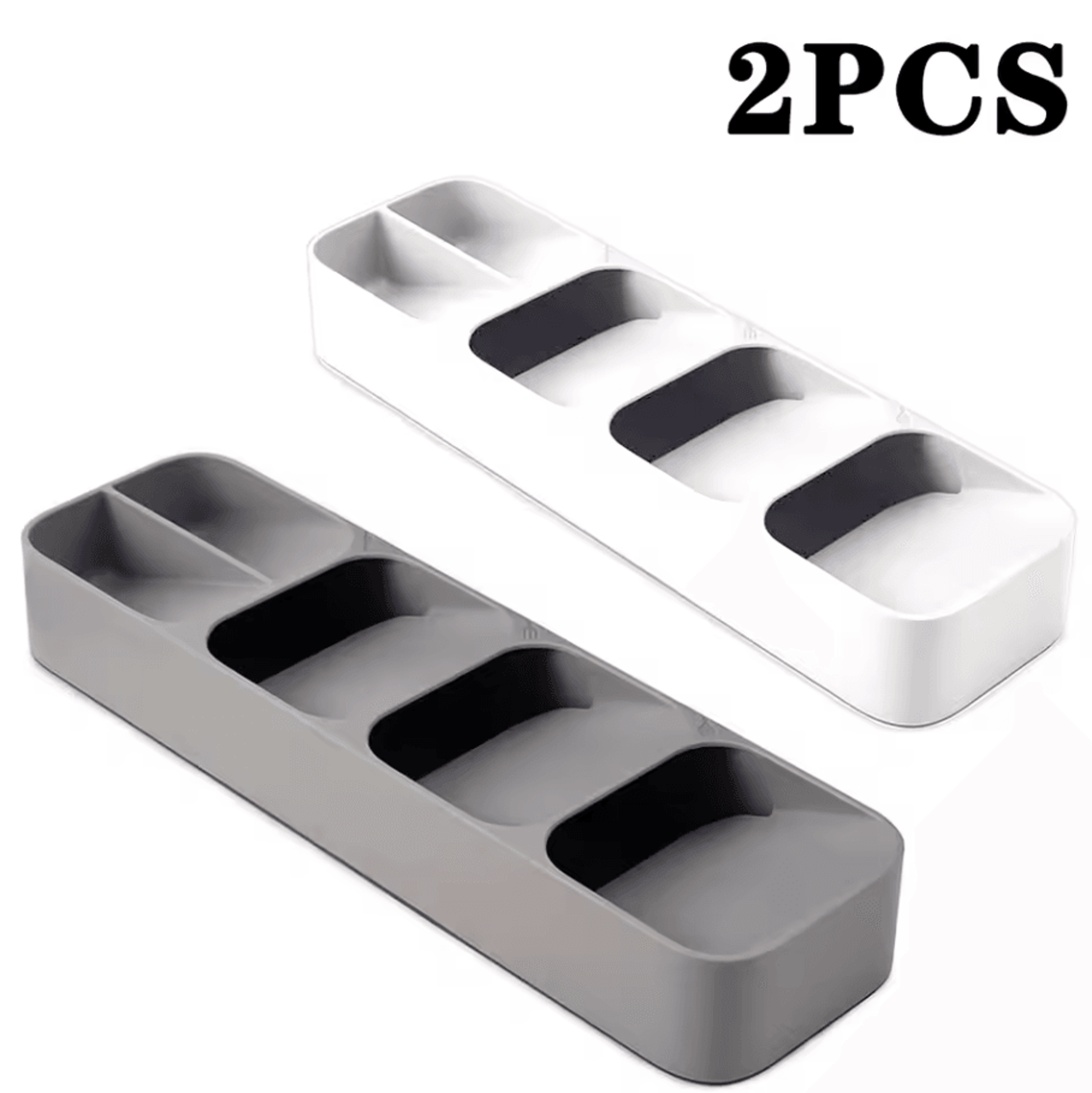 MultiPurpose Cutlery Storage Tray  Compartmentalized Kitchen Drawer Organizer Box 8