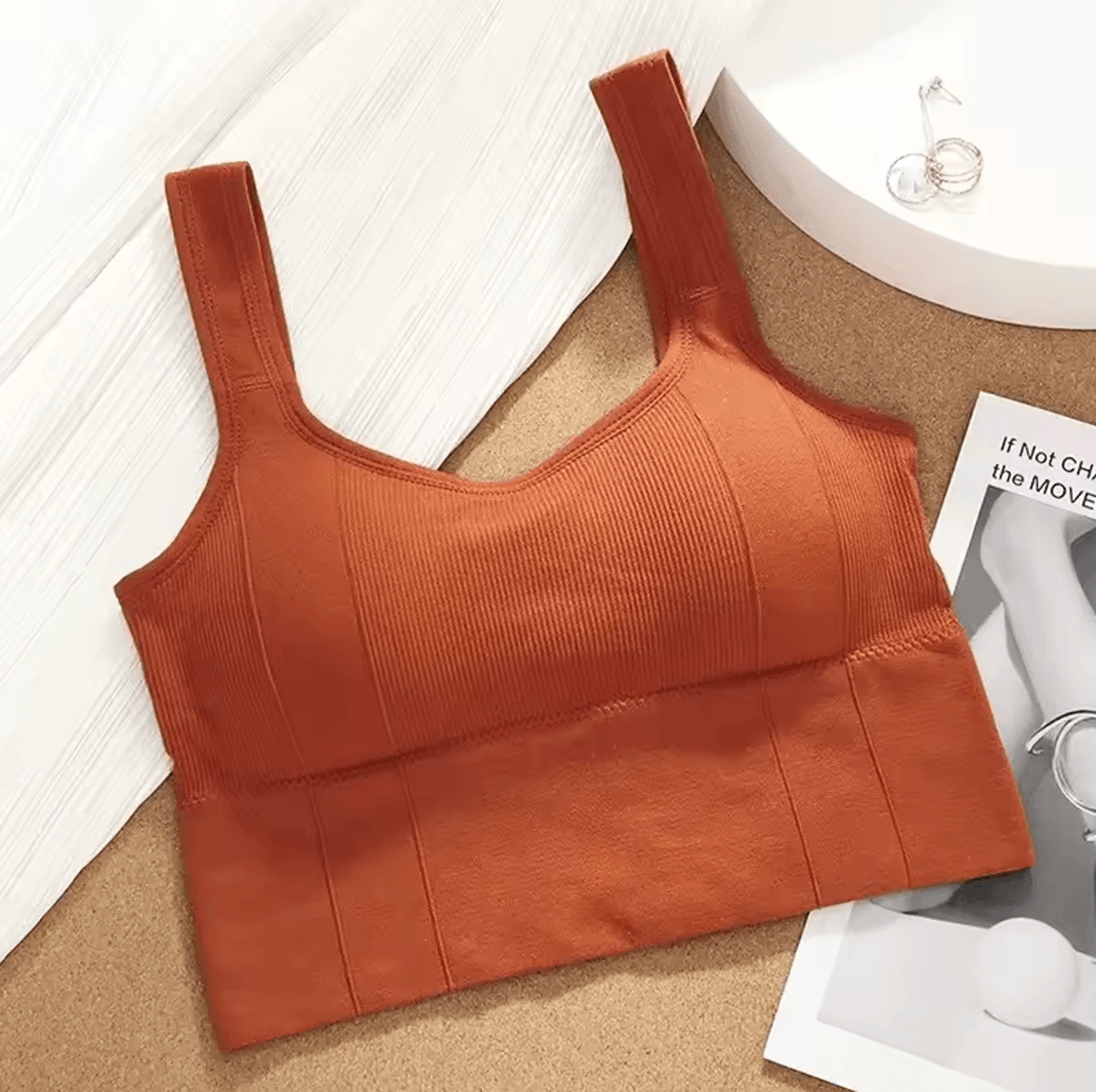 Breathable Sports Bra Seamless Yoga AntiSweat Fitness Top With PushUp Support 13
