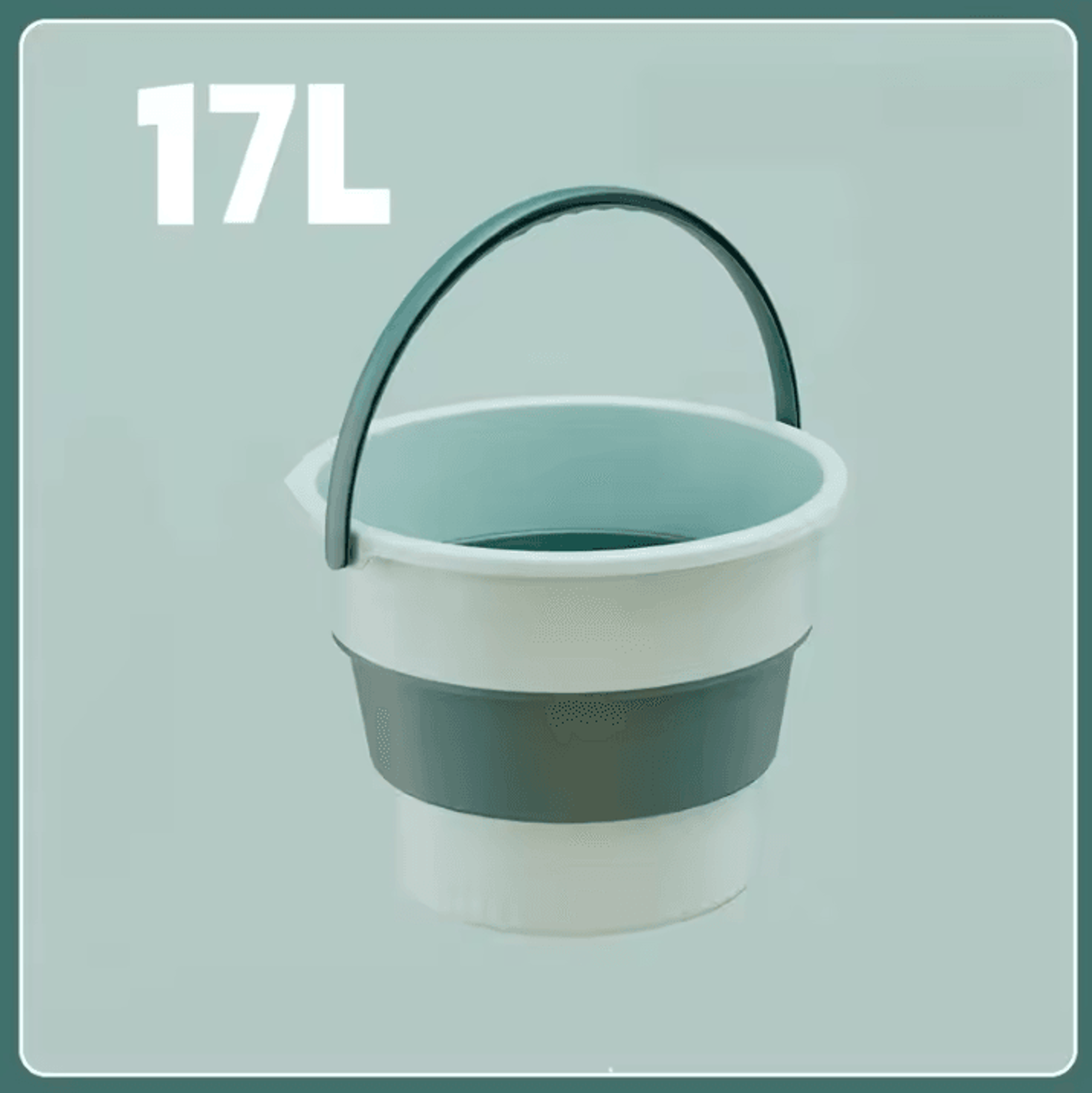 Collapsible Silicone Folding Bucket With Lid  51017L Portable Water Bucket For Camping Fishing  Car 8