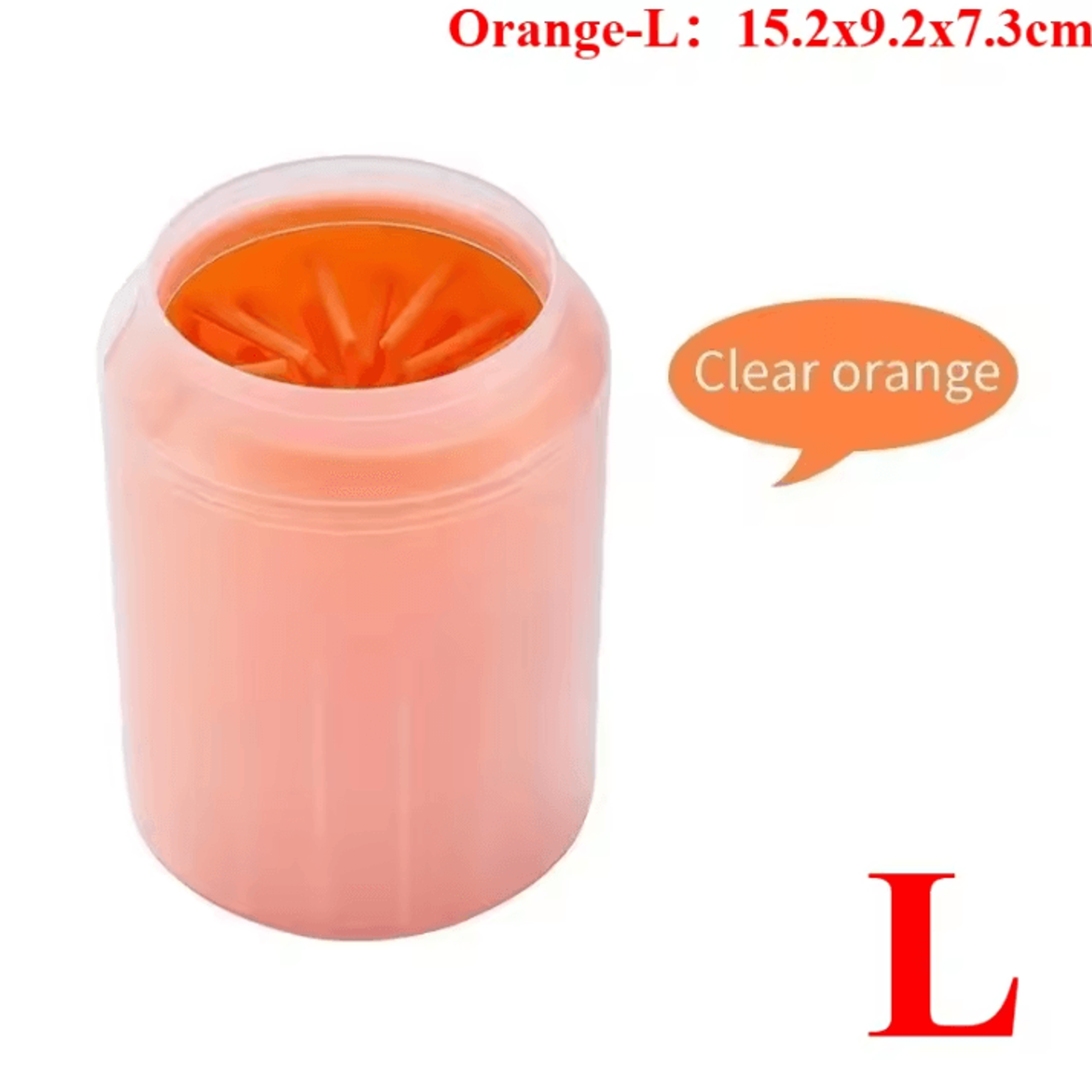 Dog Paw Washer Cleaner  Soft Silicone Dog Paw Cleaning Bucket With Pet Foot Brush 10