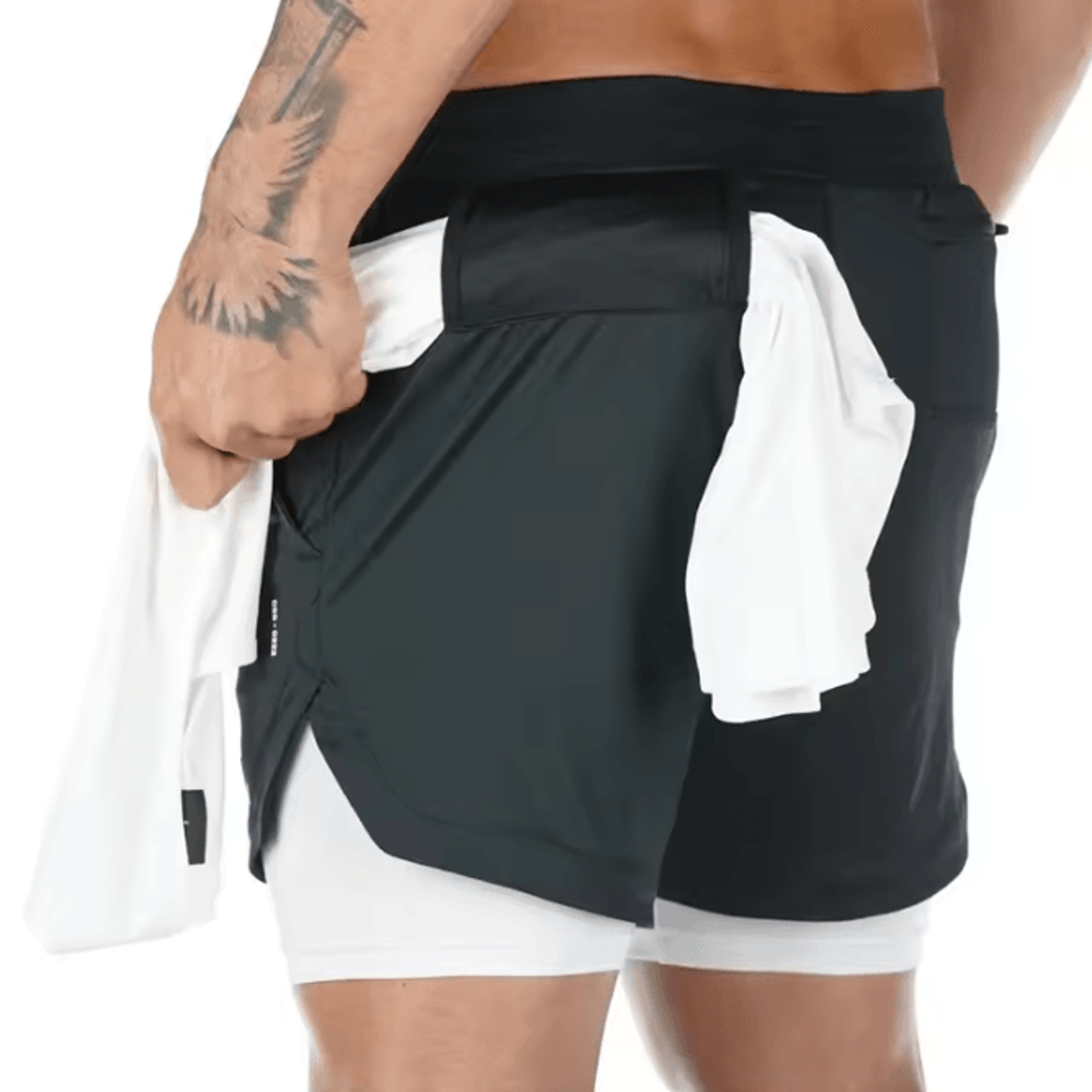 Camo Running Shorts For Men  2in1 QuickDry Gym  Fitness Jogging Shorts 9