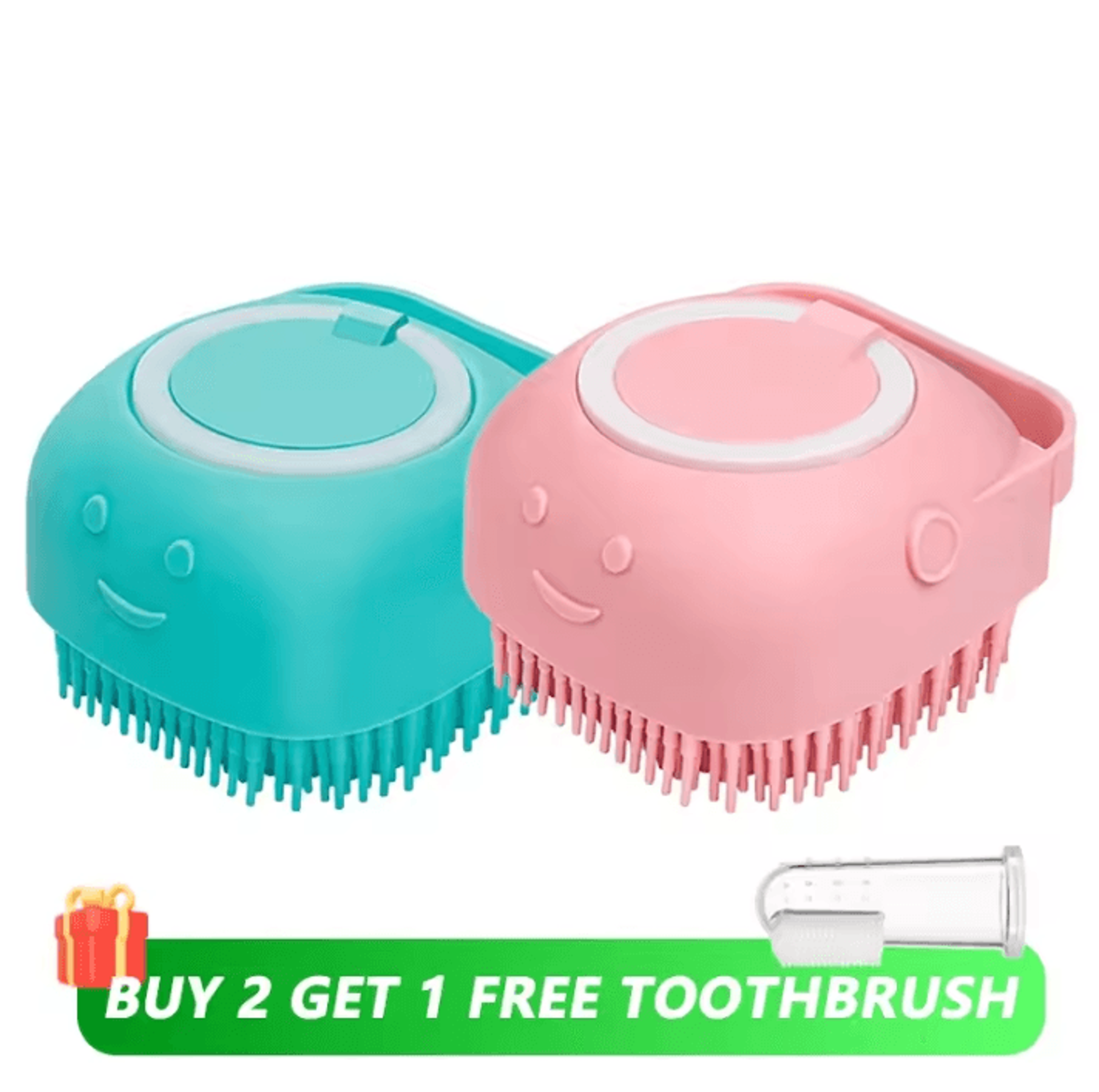Dog Bathing Brush And Pet Massage Grooming Tool  Soft Silicone Shampoo Brush For Dogs And Cats 11
