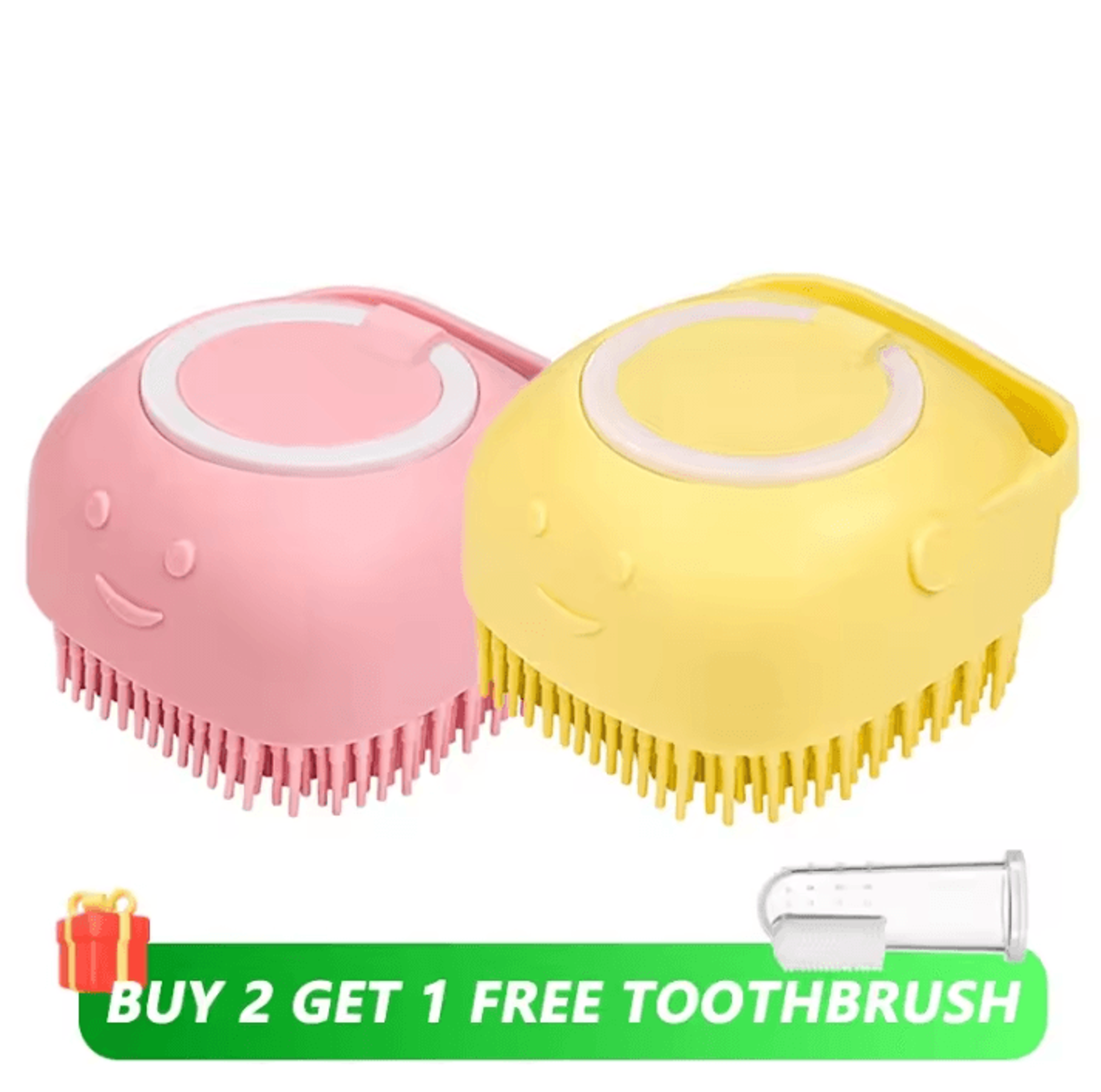 Dog Bathing Brush And Pet Massage Grooming Tool  Soft Silicone Shampoo Brush For Dogs And Cats 12
