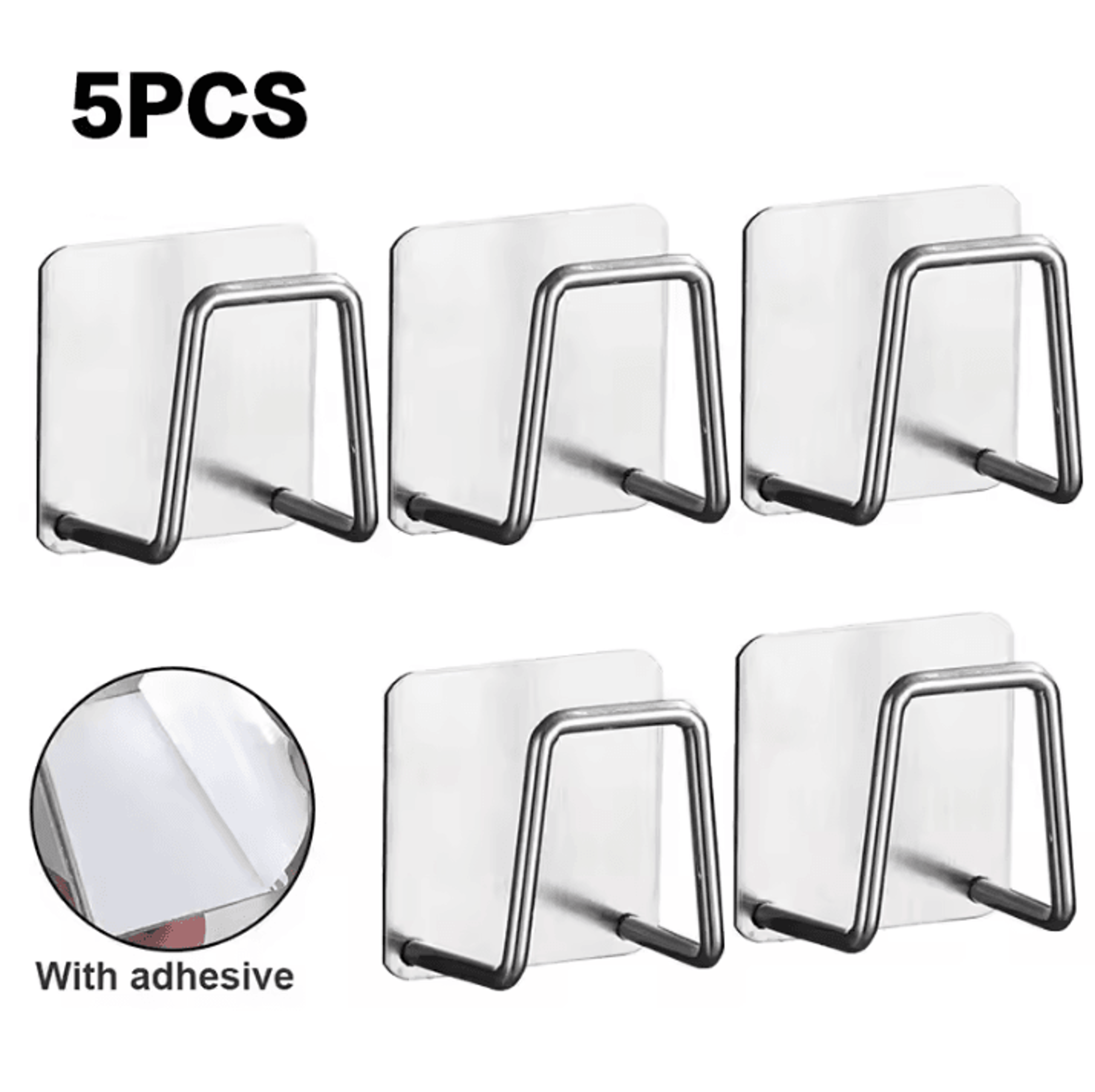 15Pcs Kitchen Sponges Holder  Stainless Steel Sink Organizer With Self Adhesive Sponge Rack  Drying 6