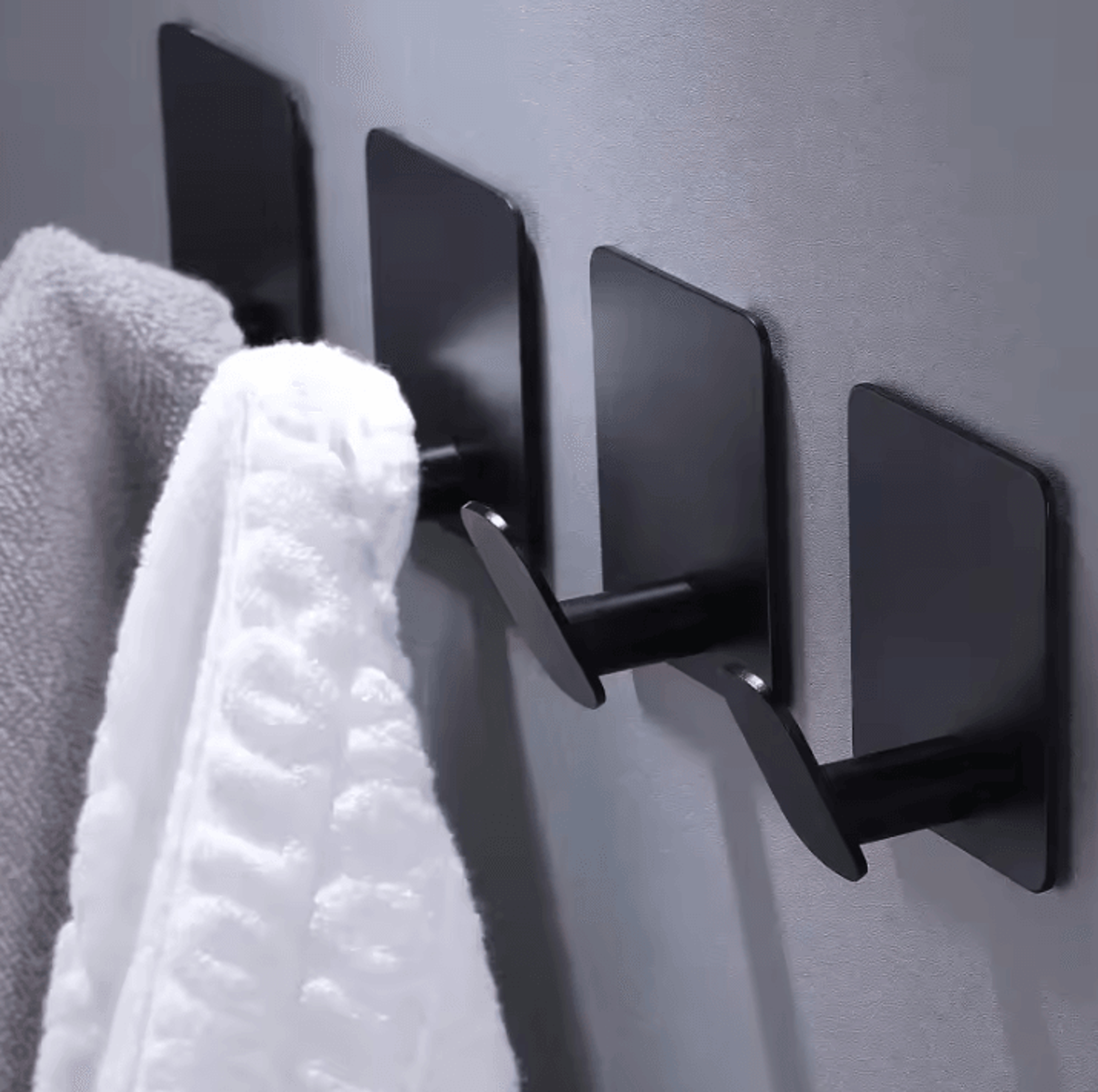 4 Pcs Stainless Steel Wall Hooks  Adhesive Bathroom Robe Hooks  MultiPurpose Hanger Hooks For Towel 0