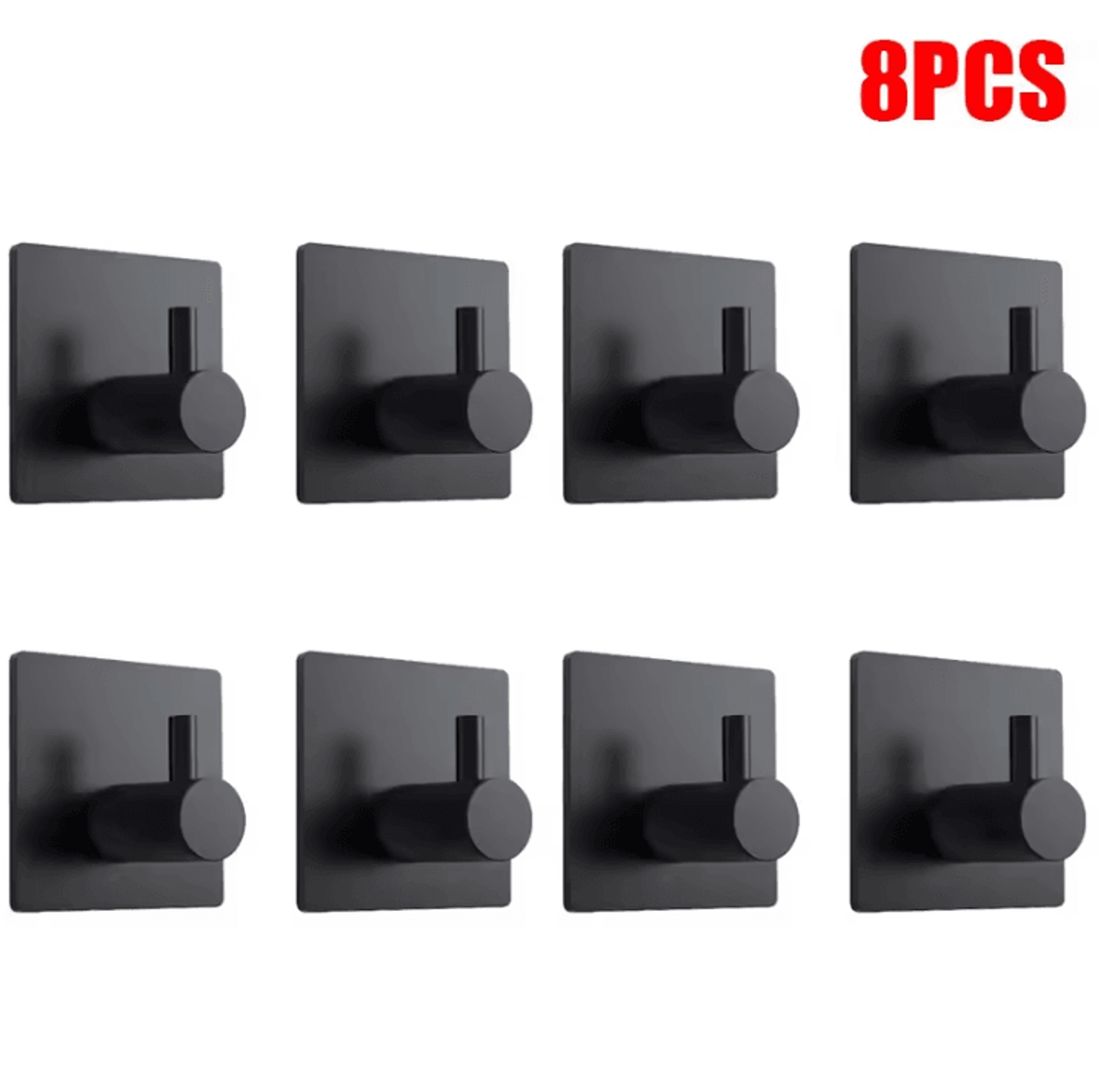 4 Pcs Stainless Steel Wall Hooks  Adhesive Bathroom Robe Hooks  MultiPurpose Hanger Hooks For Towel 10