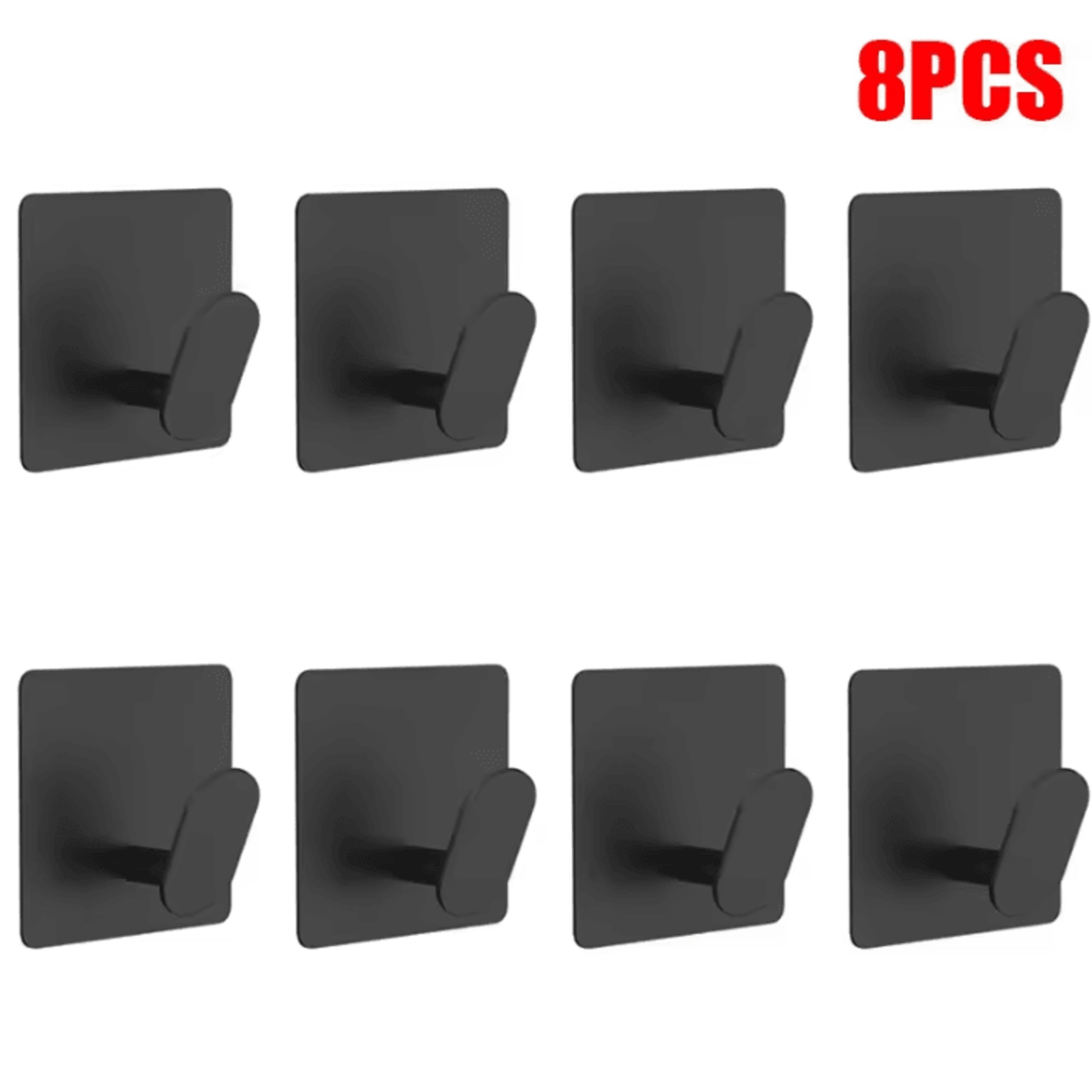 4 Pcs Stainless Steel Wall Hooks  Adhesive Bathroom Robe Hooks  MultiPurpose Hanger Hooks For Towel 12