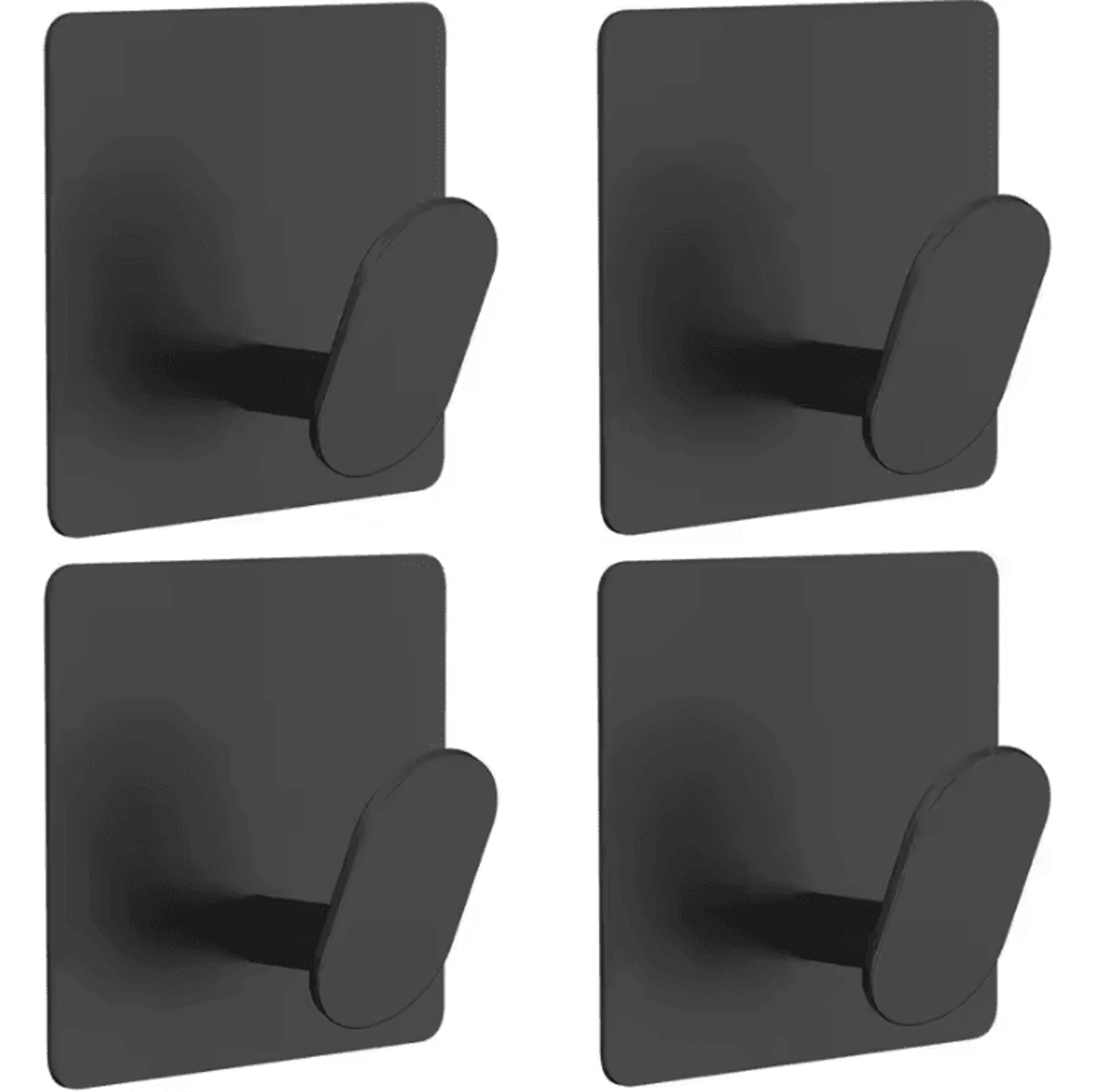 4 Pcs Stainless Steel Wall Hooks  Adhesive Bathroom Robe Hooks  MultiPurpose Hanger Hooks For Towel 5