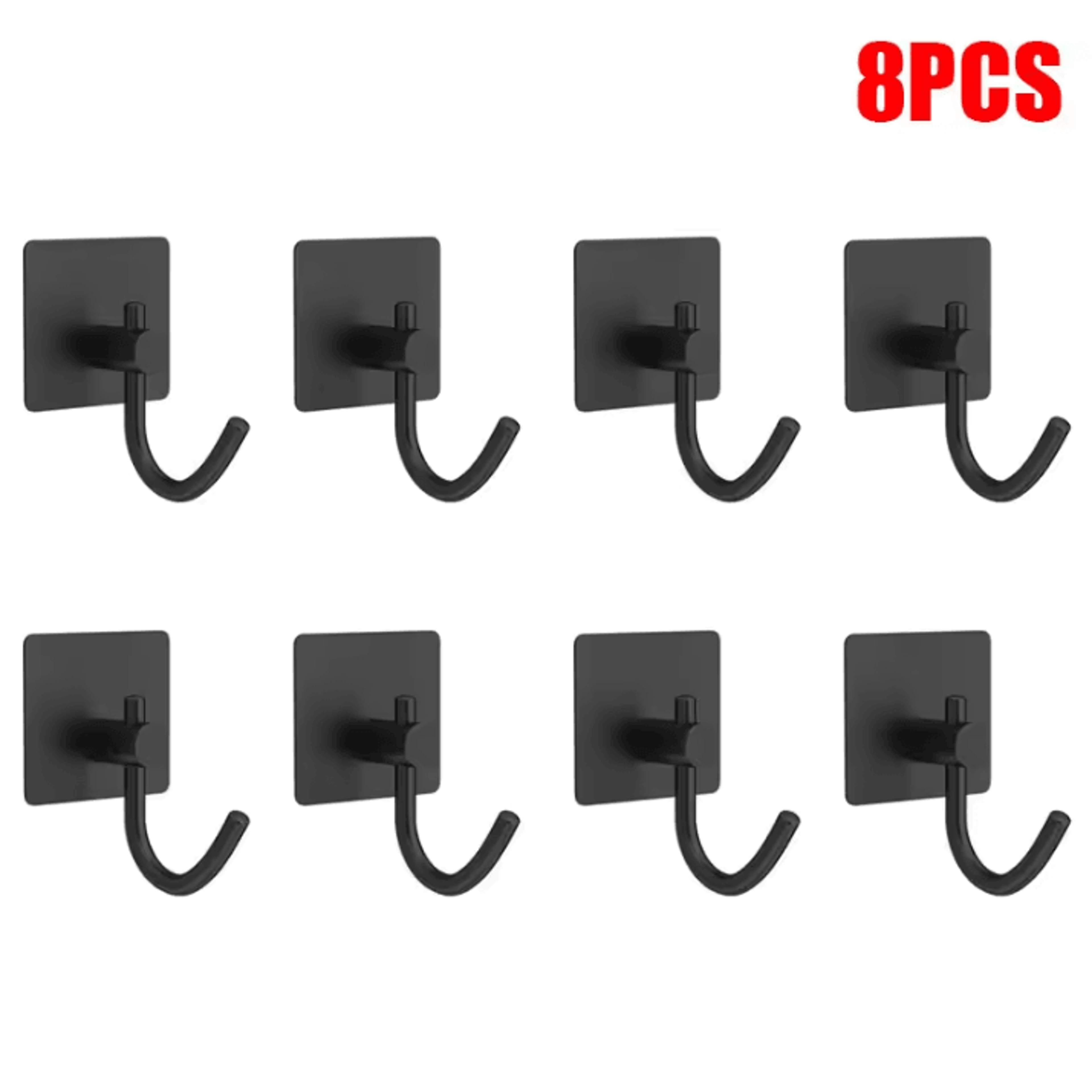 4 Pcs Stainless Steel Wall Hooks  Adhesive Bathroom Robe Hooks  MultiPurpose Hanger Hooks For Towel 14