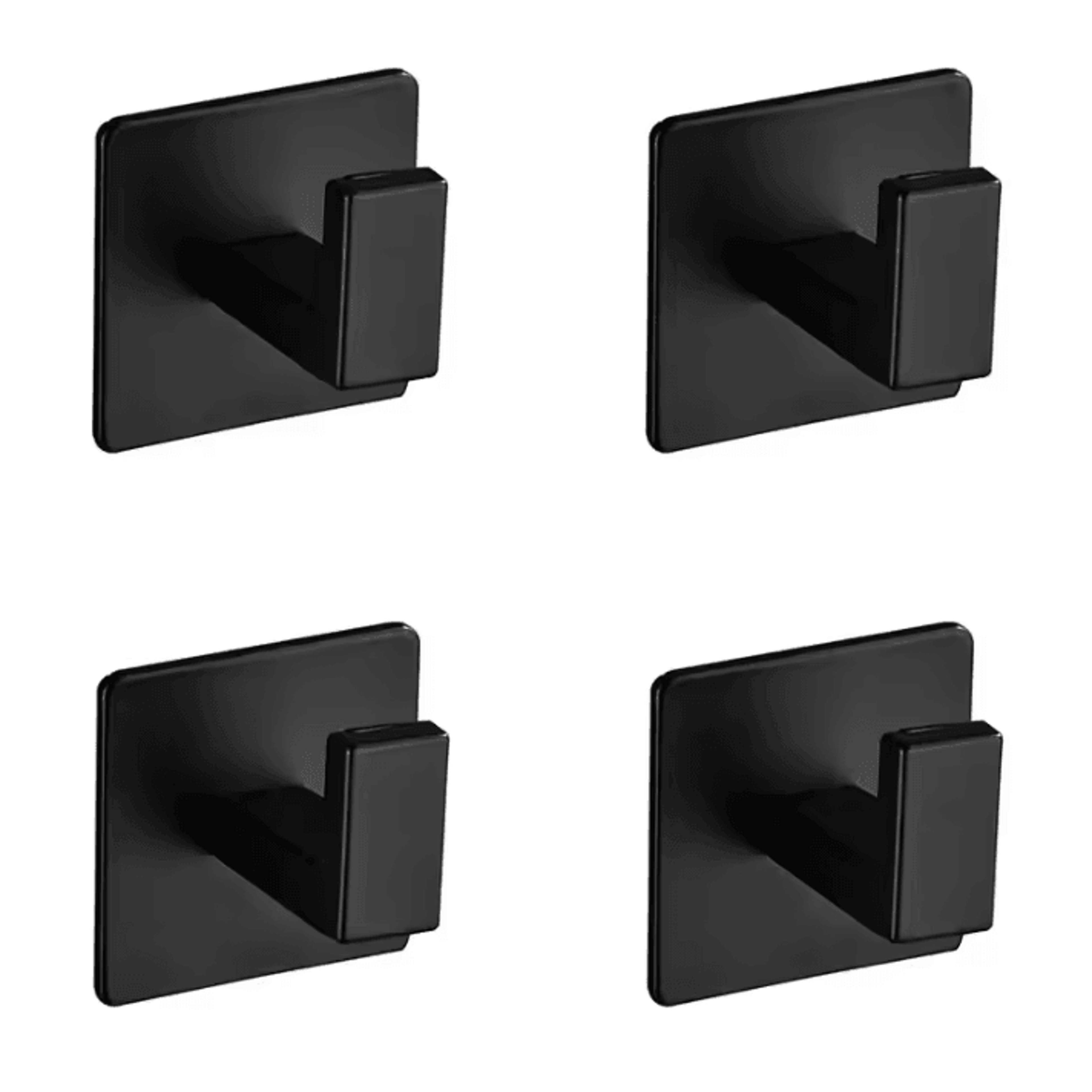 4 Pcs Stainless Steel Wall Hooks  Adhesive Bathroom Robe Hooks  MultiPurpose Hanger Hooks For Towel 9