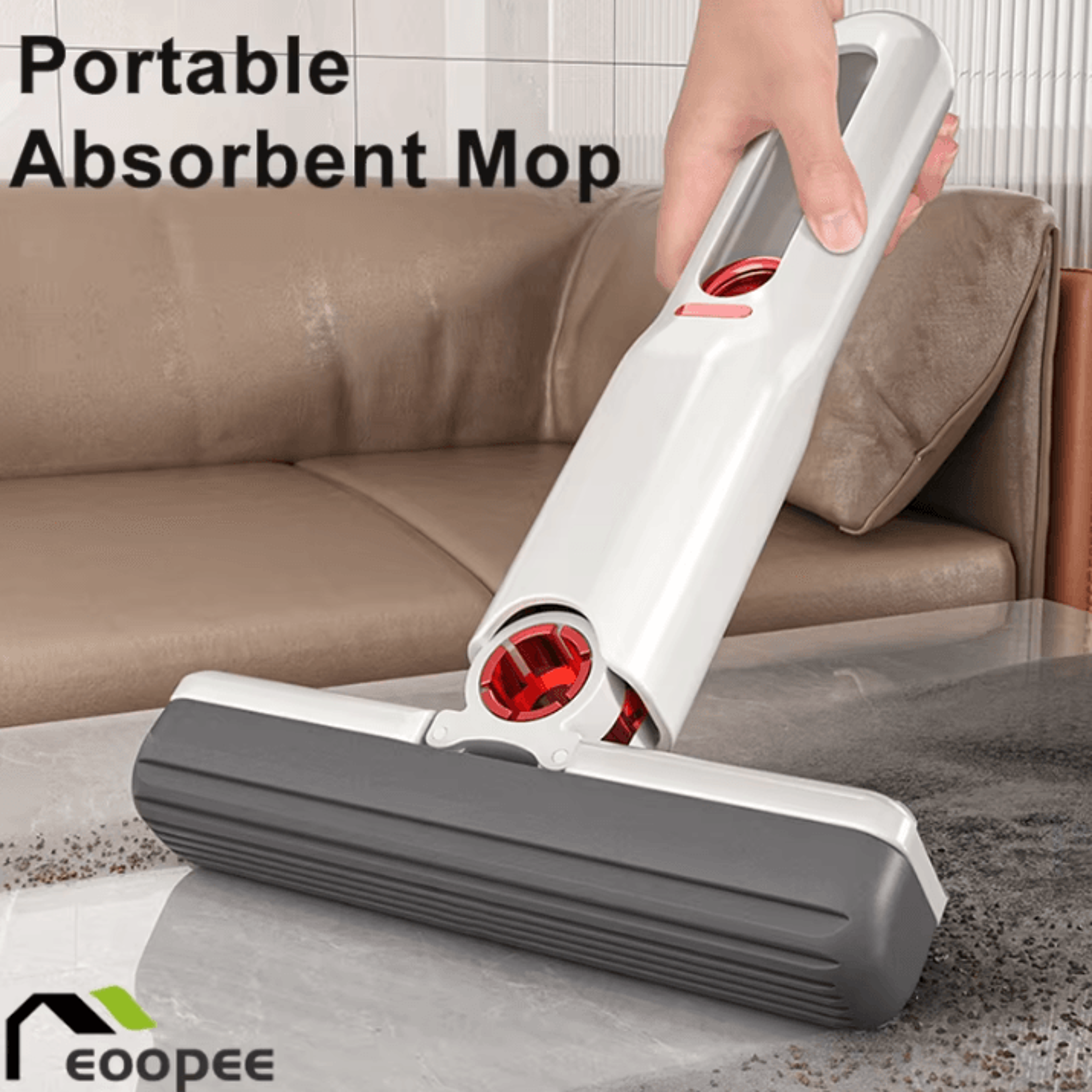 SelfSqueezing Mini Mop  Portable Folding Cleaning Mop With Sponge For Home Floor Washing Tool And C 0