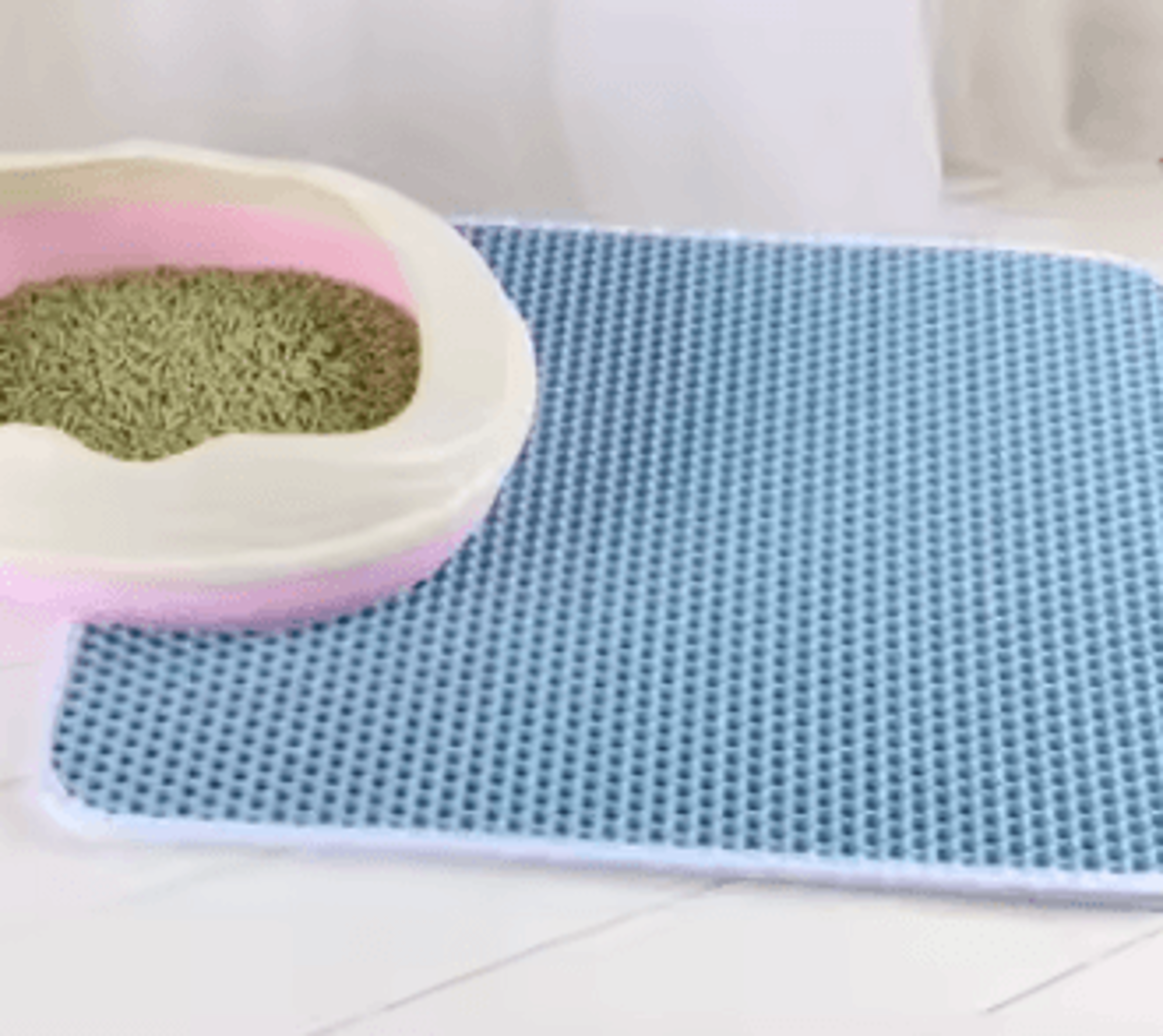 Cat Litter Mat  Double Layer Waterproof Pet Pad With NonSlip Sand Catcher Washable Clean Mat 10
