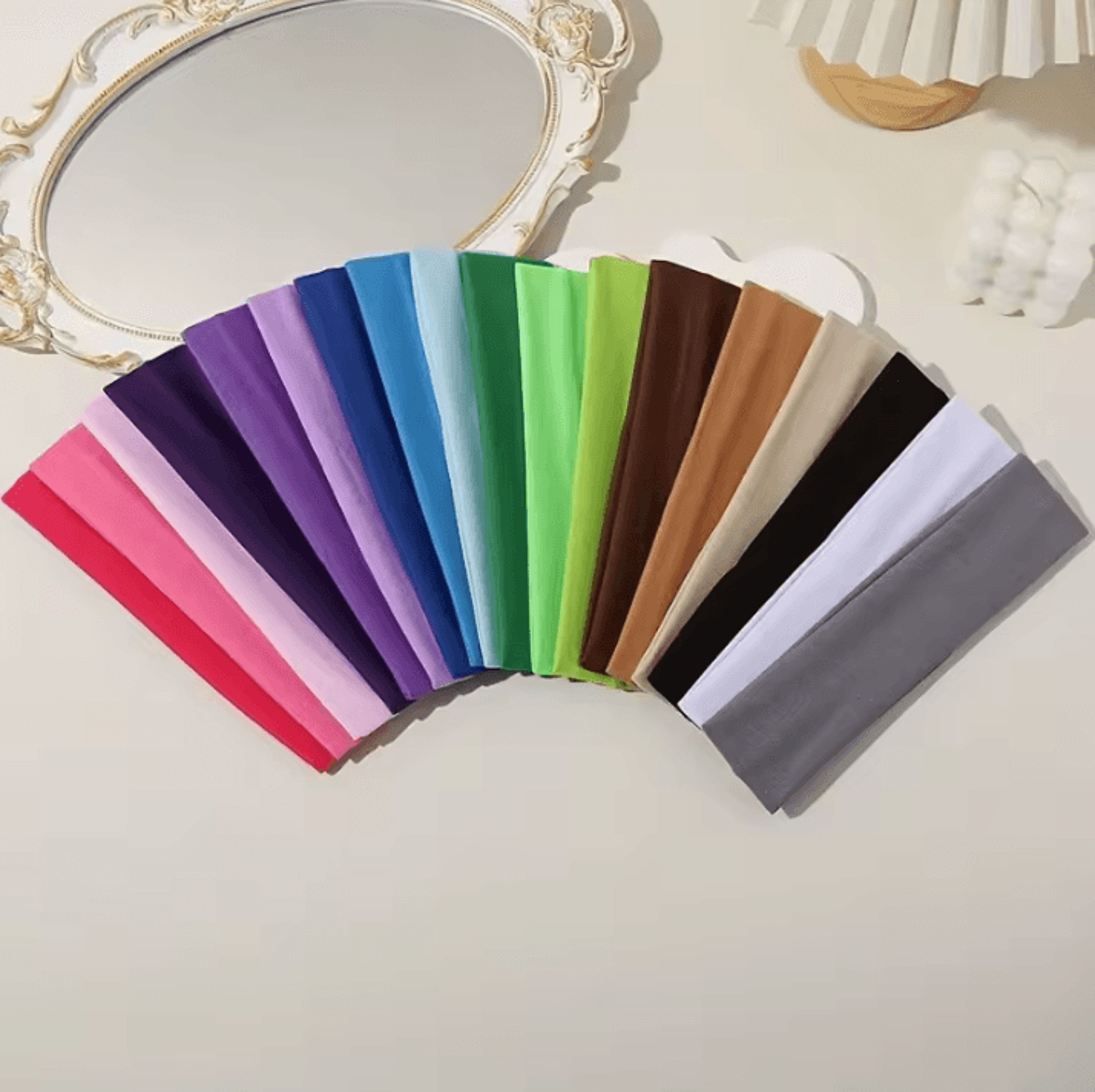 elastic fashion headbands and elastic hair bands, knitted sports hair band for running, fitness, yoga and makeup